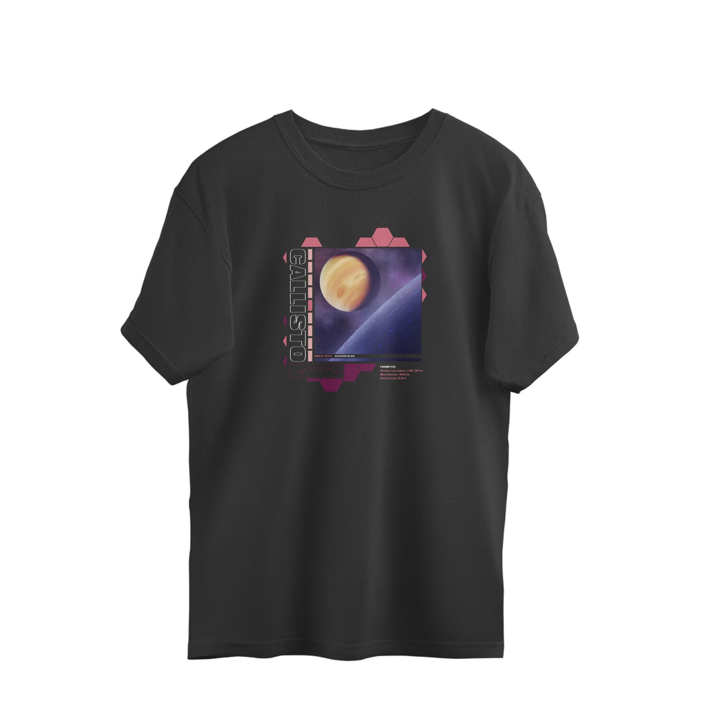 Callisto - Moon Of Jupiter Oversized Unisex T-shirt