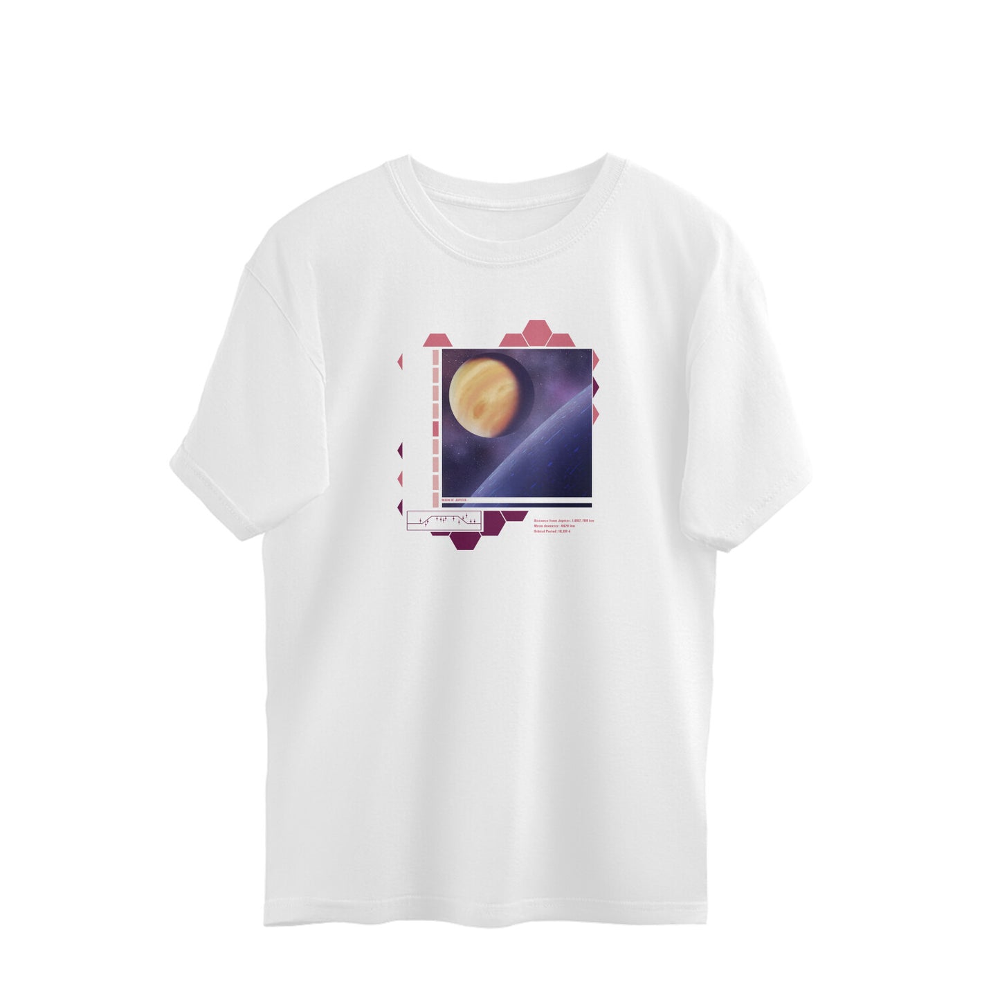 Callisto - Moon Of Jupiter Oversized Unisex T-shirt