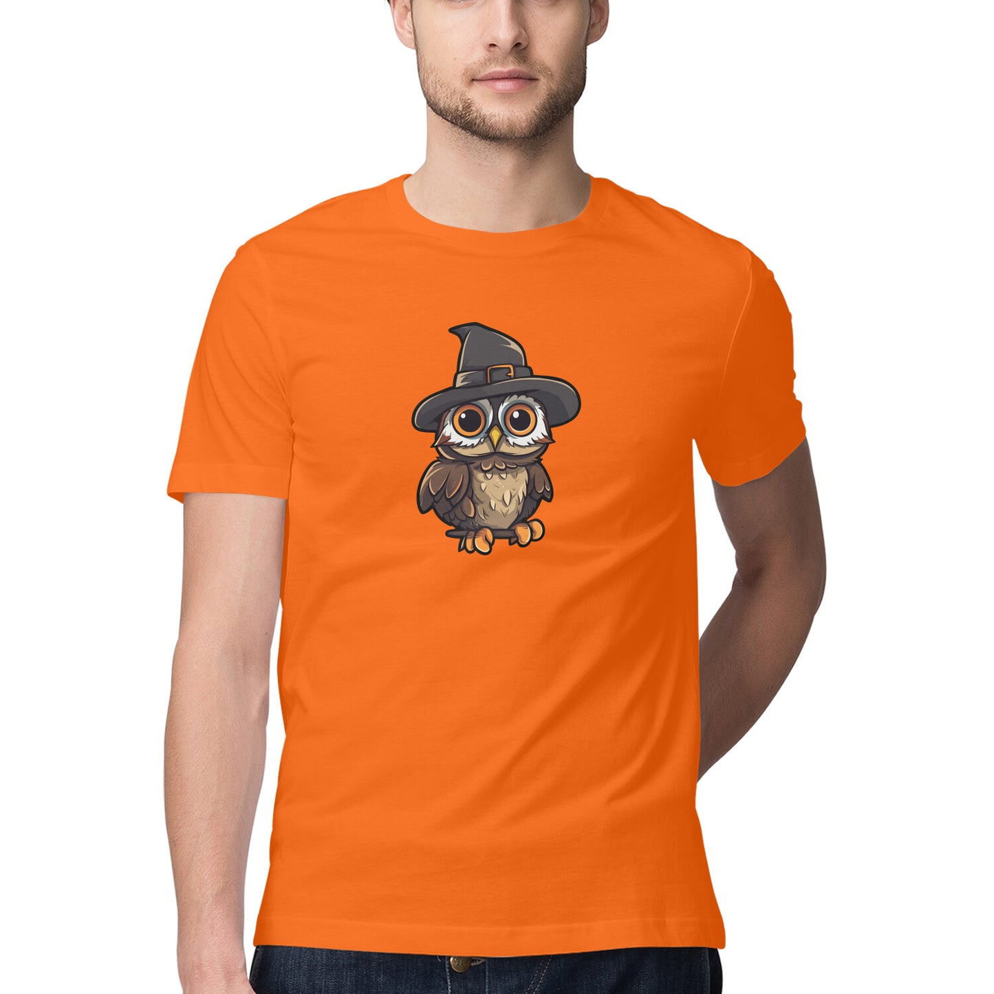 Chibi Wizard Owl 100% Cotton Unisex T-Shirt