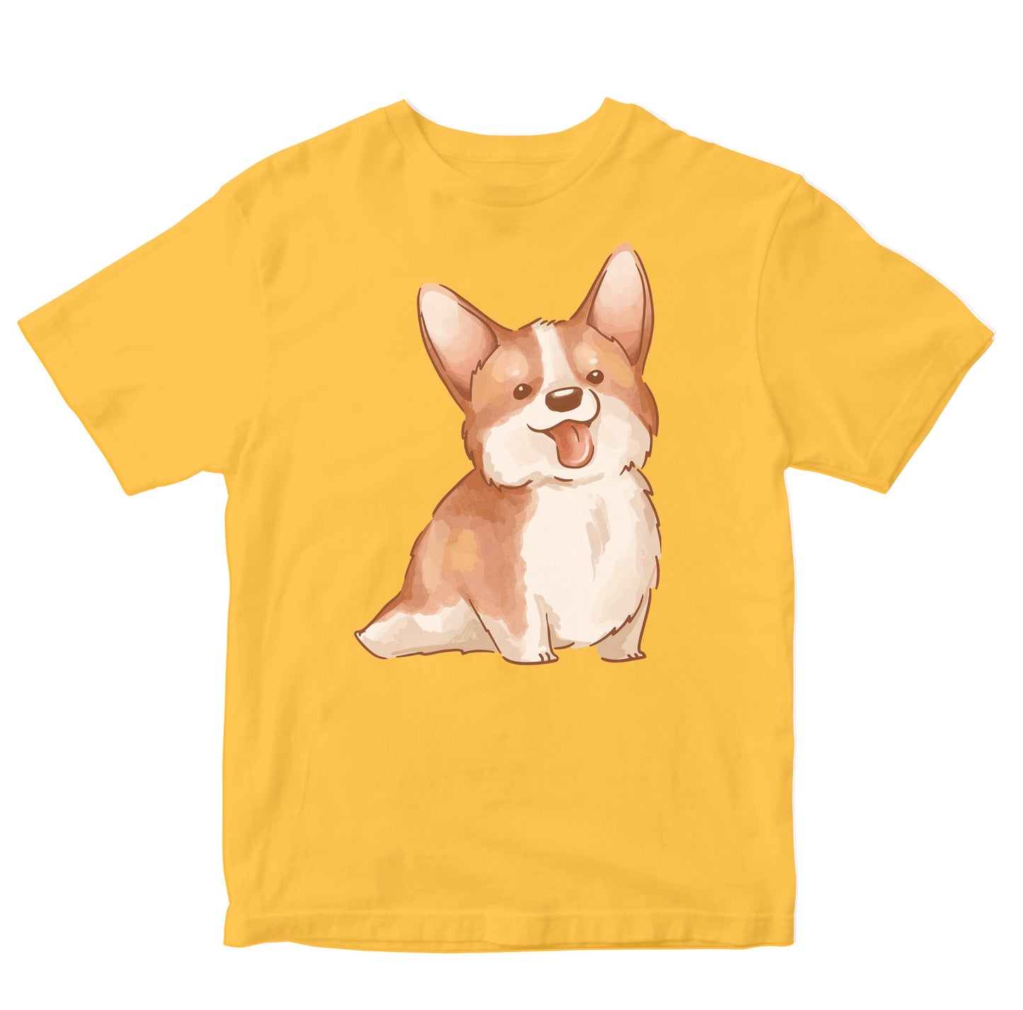 Cute Corgi In Watercolour - Hand Drawn Kids