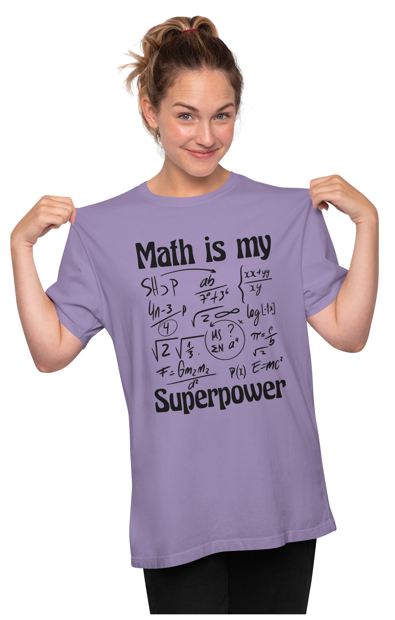 Math Is My Superpower Oversized Unisex T-shirt