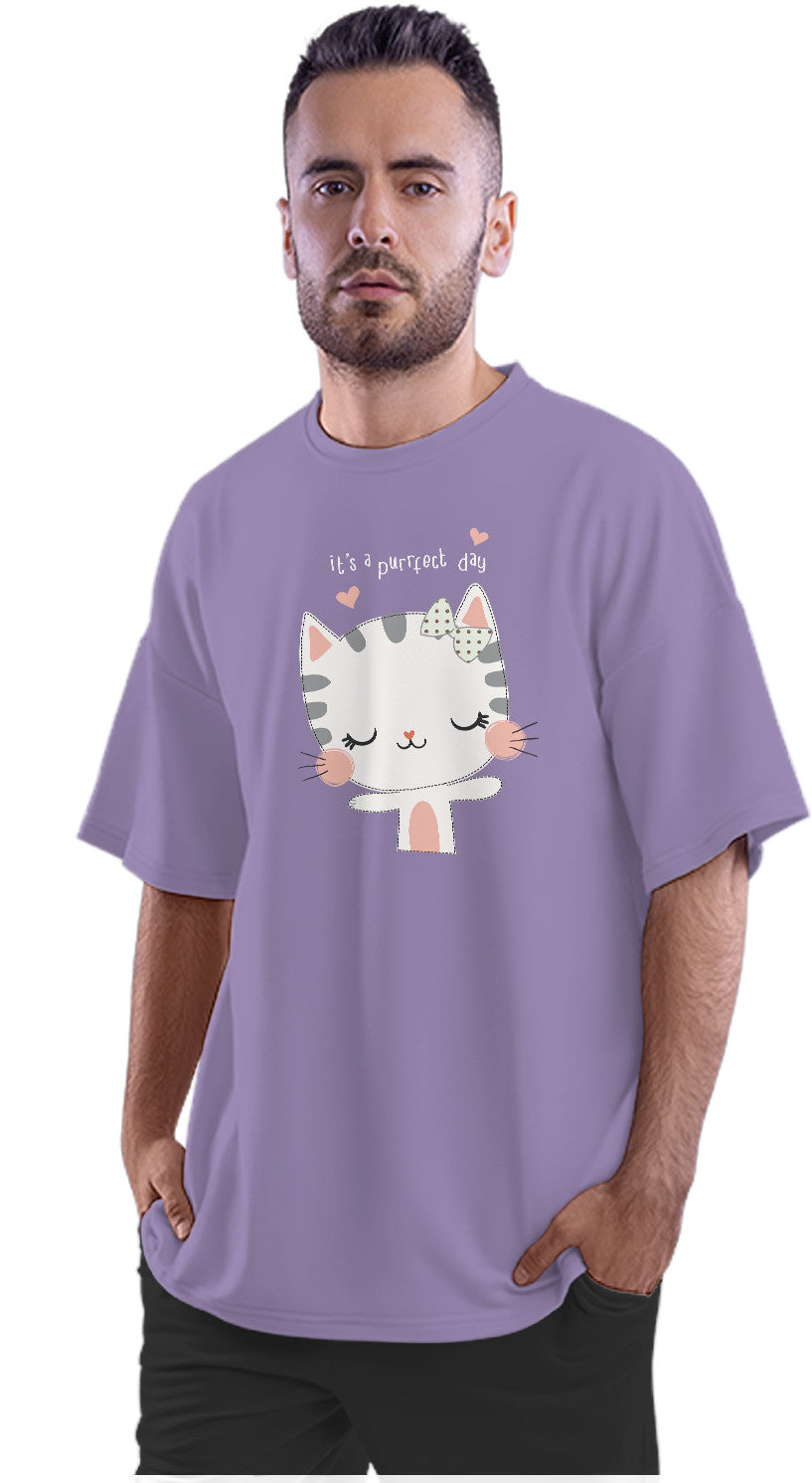It's A Purrfect Day Oversized Unisex T-shirt