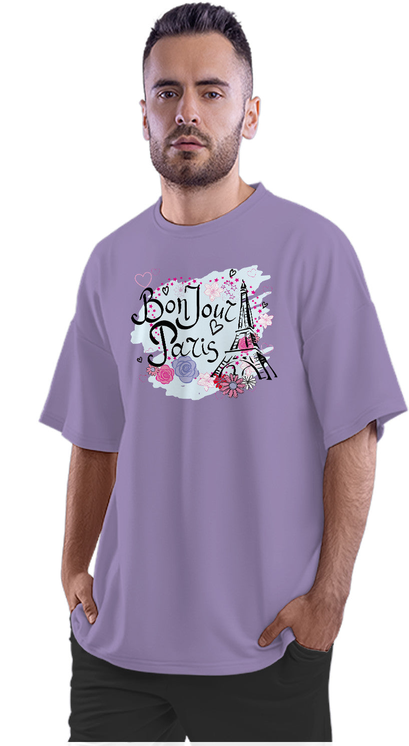 Bonjour Paris Oversized Unisex T-shirt
