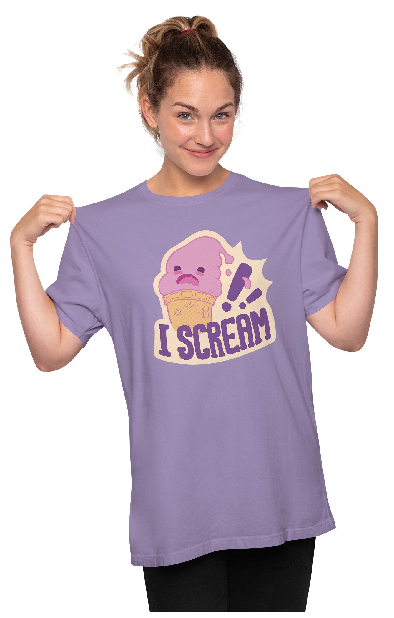 I Scream - Funny Ice cream Oversized Unisex T-shirt