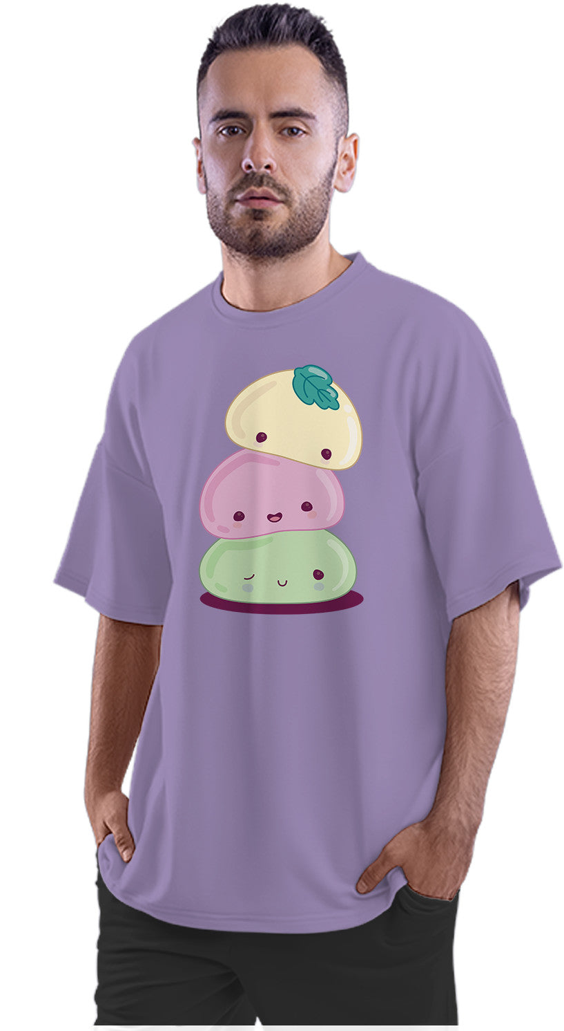 Kawaii Mochi - Japanese Rice Cake Oversized Unisex T-shirt