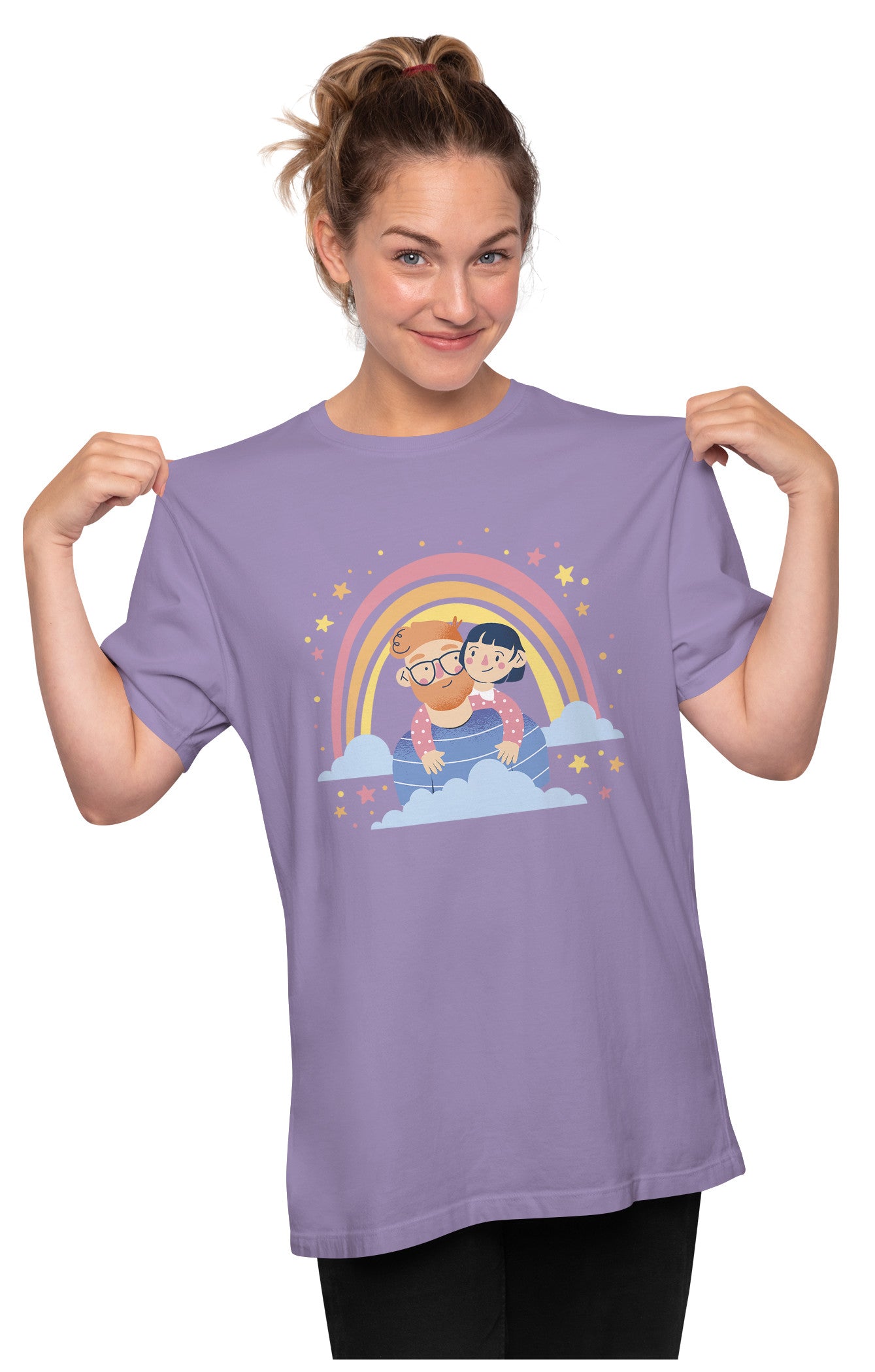Father's Day - Father & Daughter Oversized Unisex T-shirt