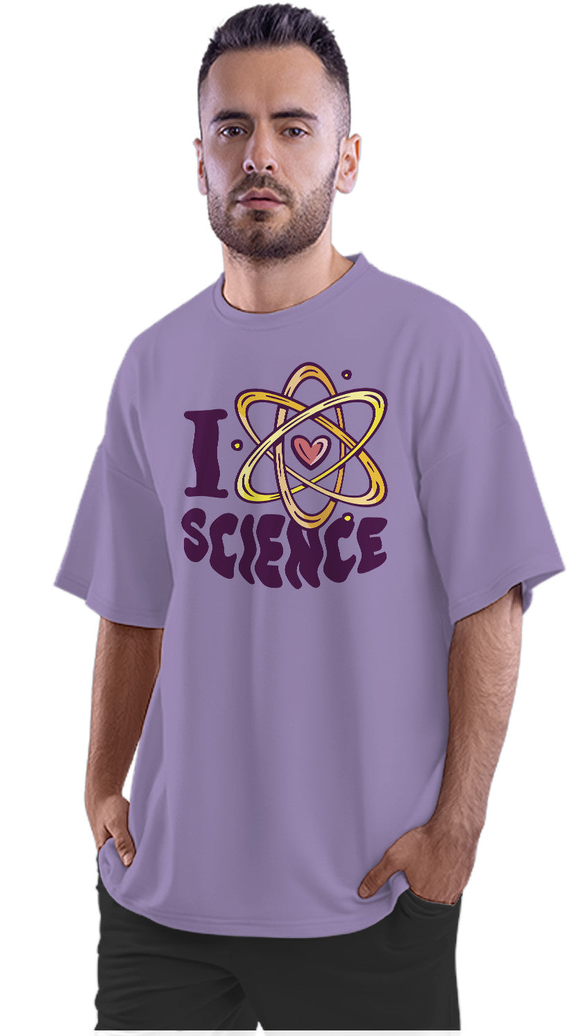 I Love Science Oversized Unisex T-shirt