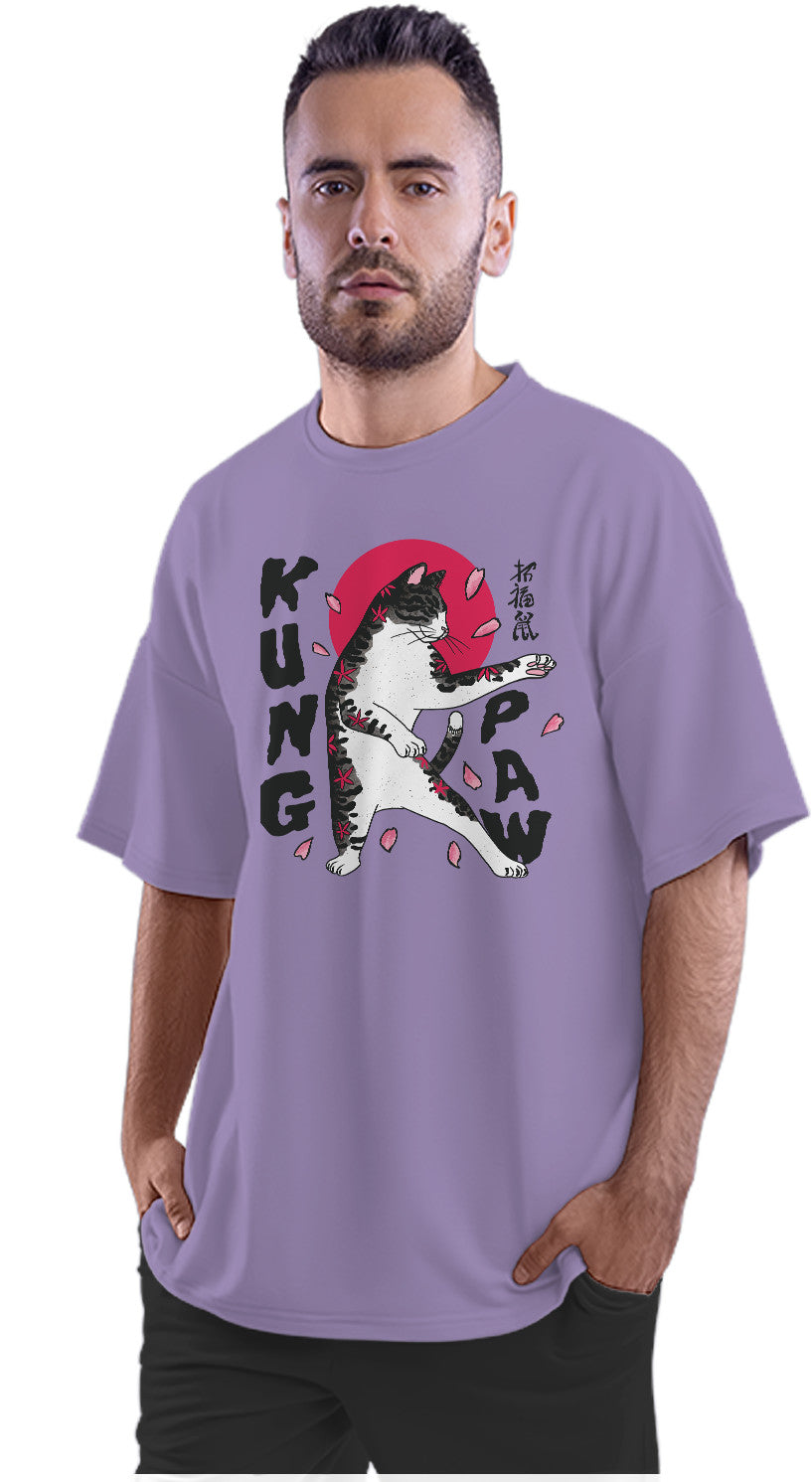 Kung Fu Cat - Karate Cat Oversized Unisex T-shirt