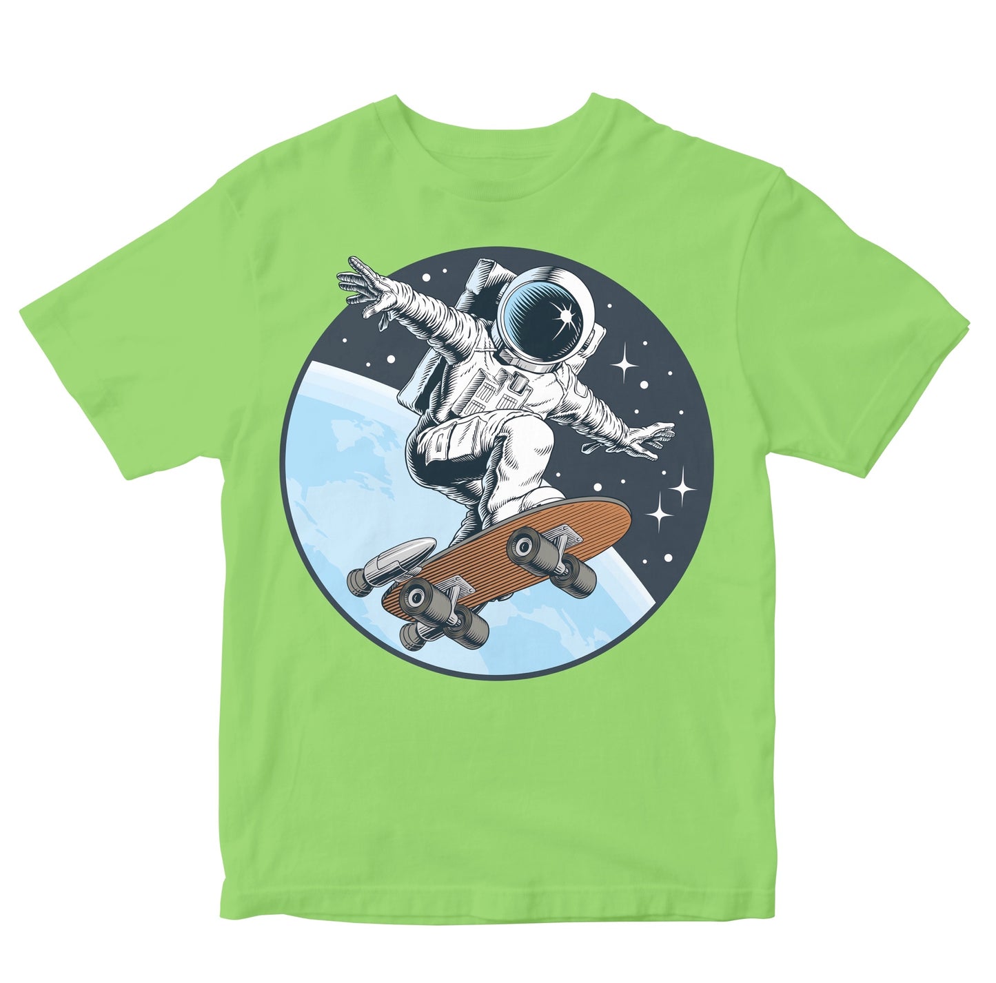 Awesome Astronaut Skateboarding In Space Toddler