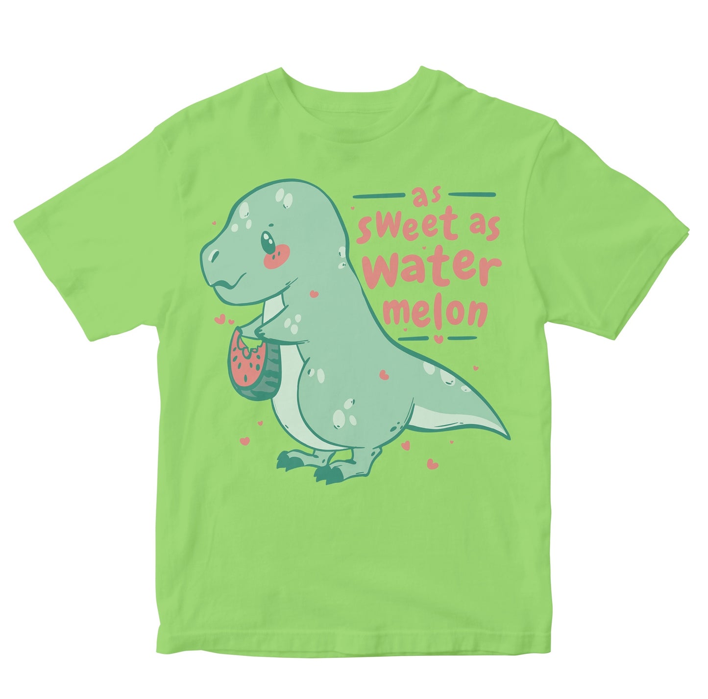 As Sweet As Watermelon T-Rex Kids