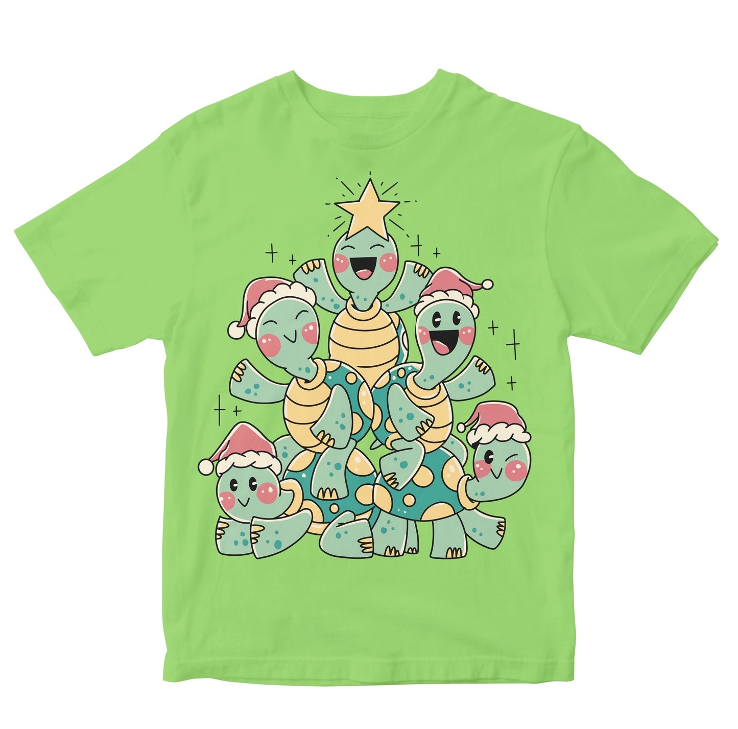 A Christmas Tree Of Turtles Kids