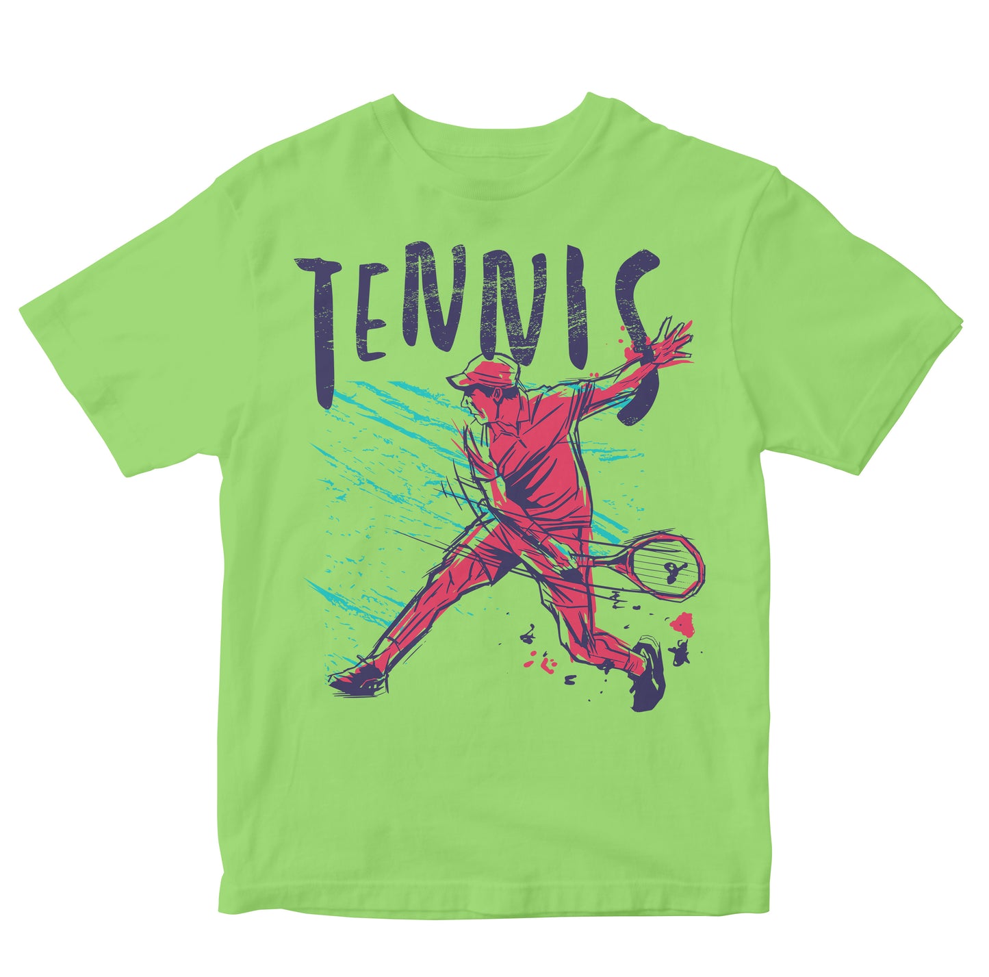 Tennis Player Artwork Kids