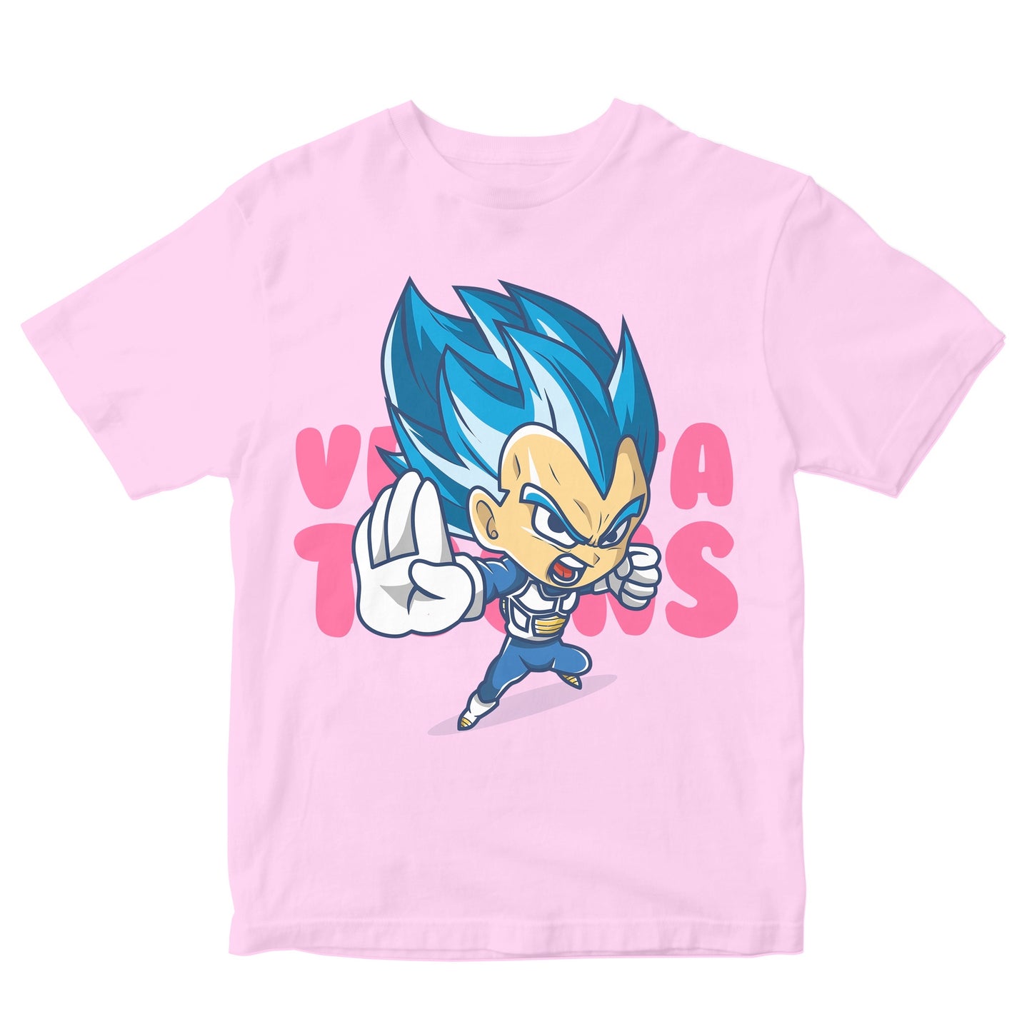 Cute Vegeta Illustration Kids T-Shirts