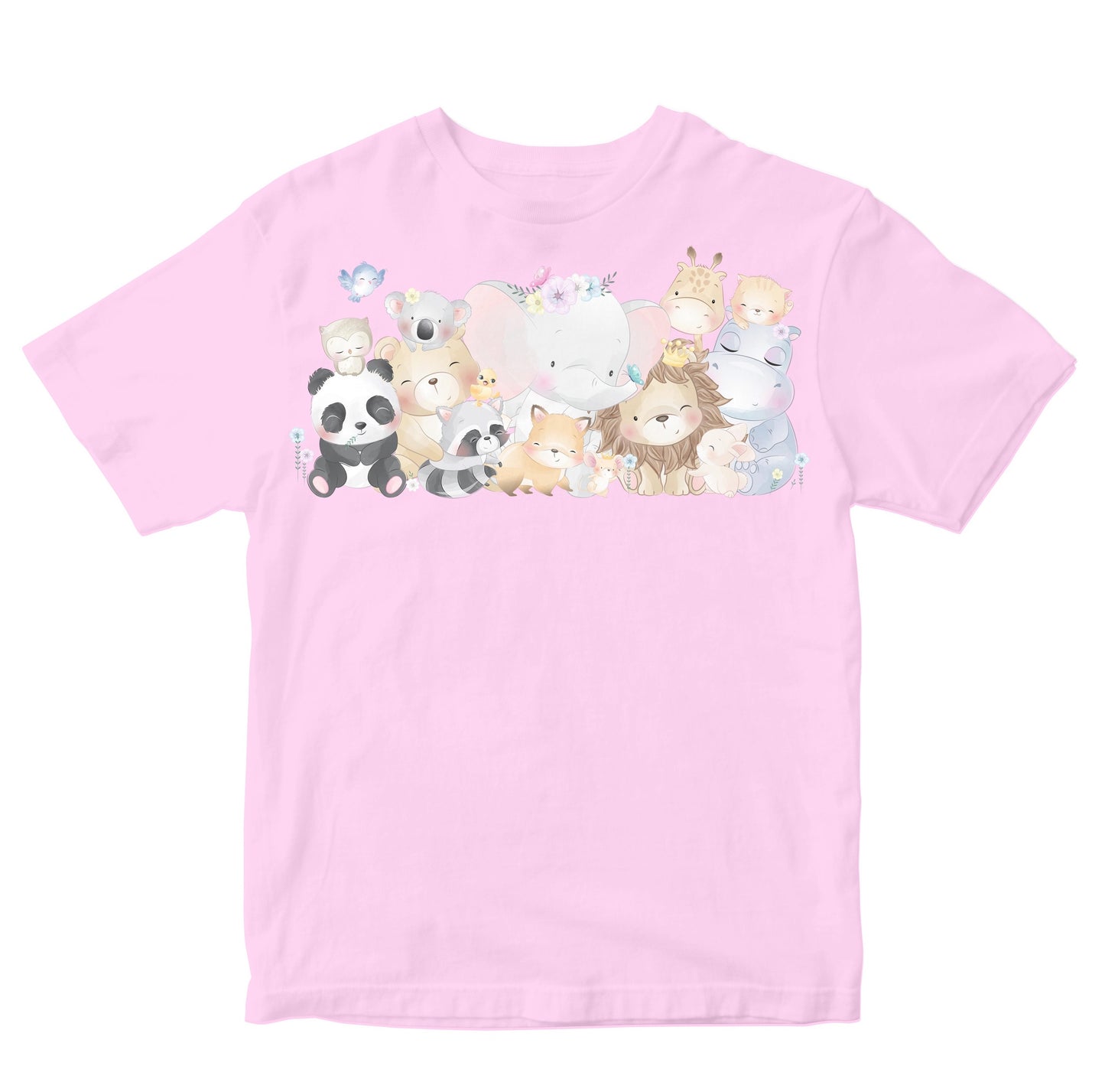 Animal Friends - Watercolor Illustration Toddler