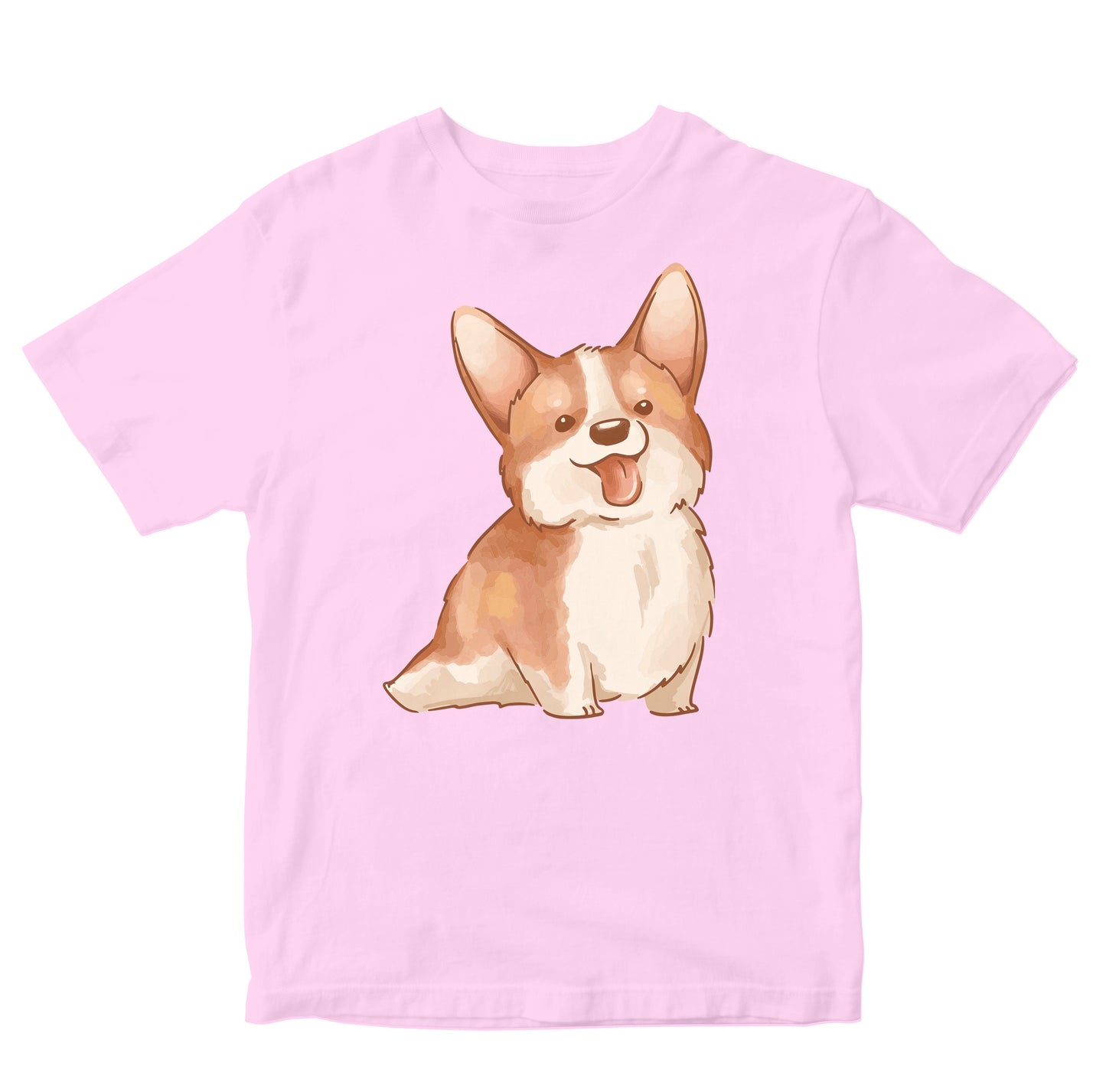 Cute Corgi In Watercolour - Hand Drawn Kids