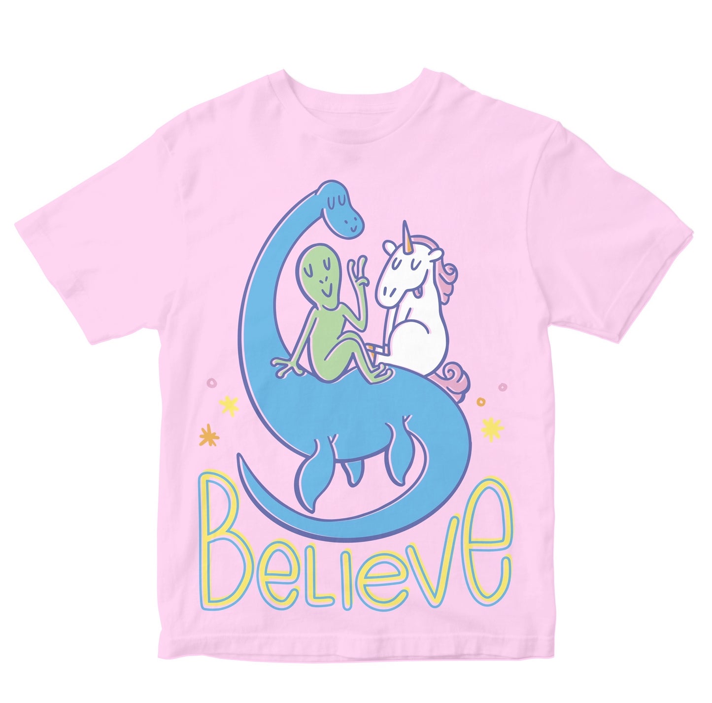 Believe - Alien, Unicorn And Nessie Kids