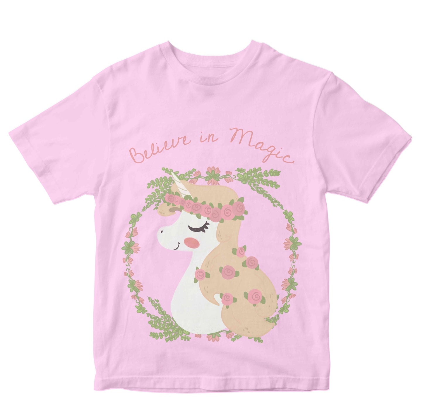 Believe In Magic Unicorn Girls Kids