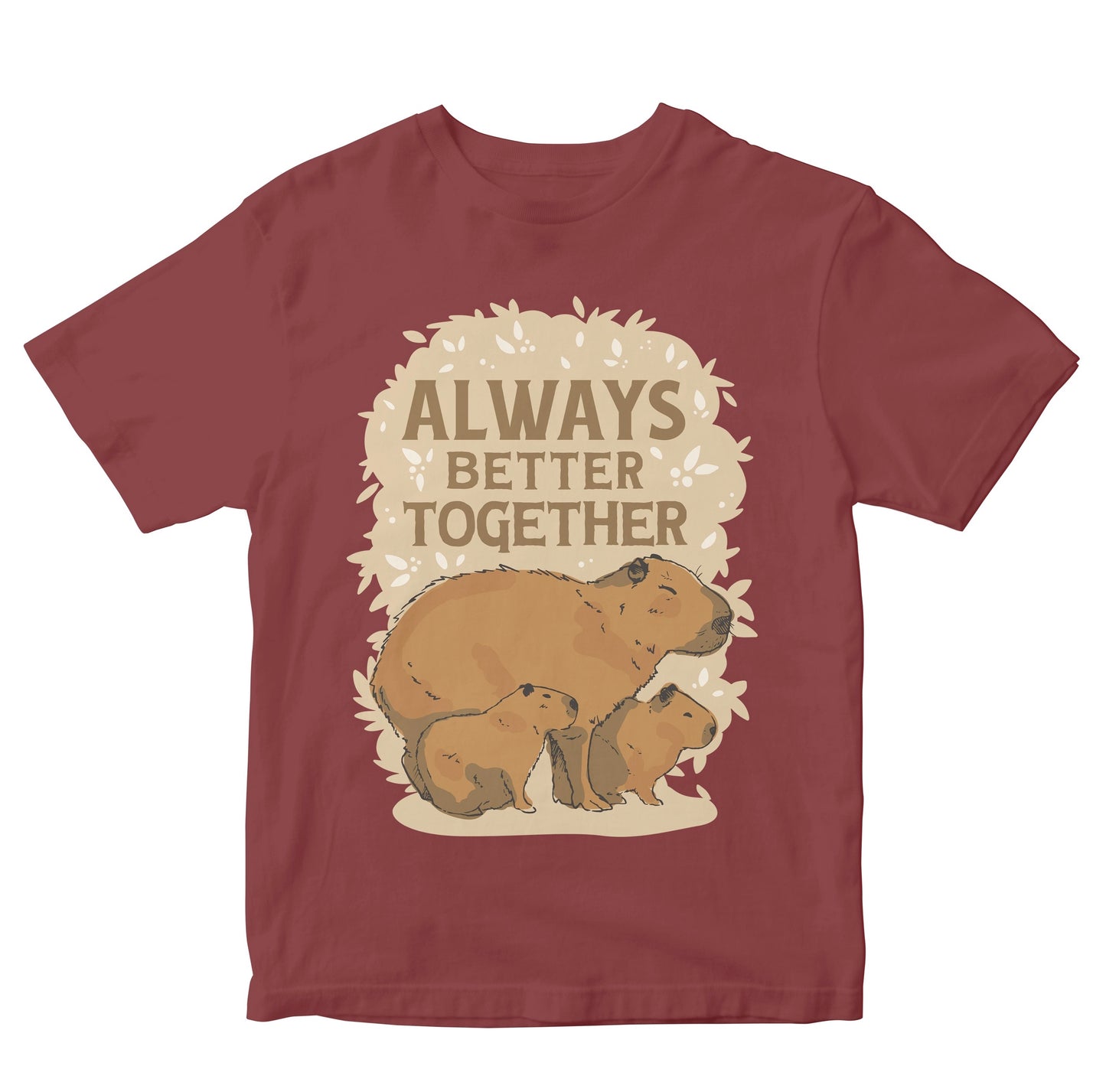 Always Better Together - Capybara Family Quote Kids