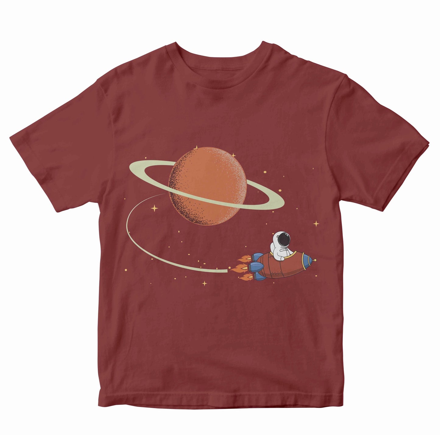Cute Astronaut Exiting Saturn Kids