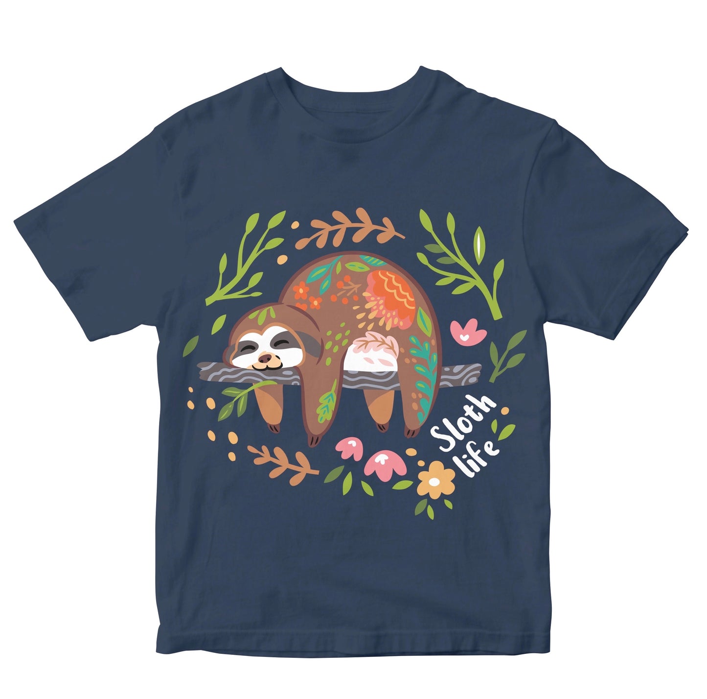 Colourful Boho Sloth Kids