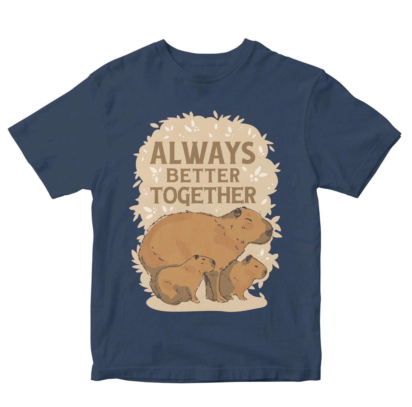 Always Better Together - Capybara Family Quote Kids