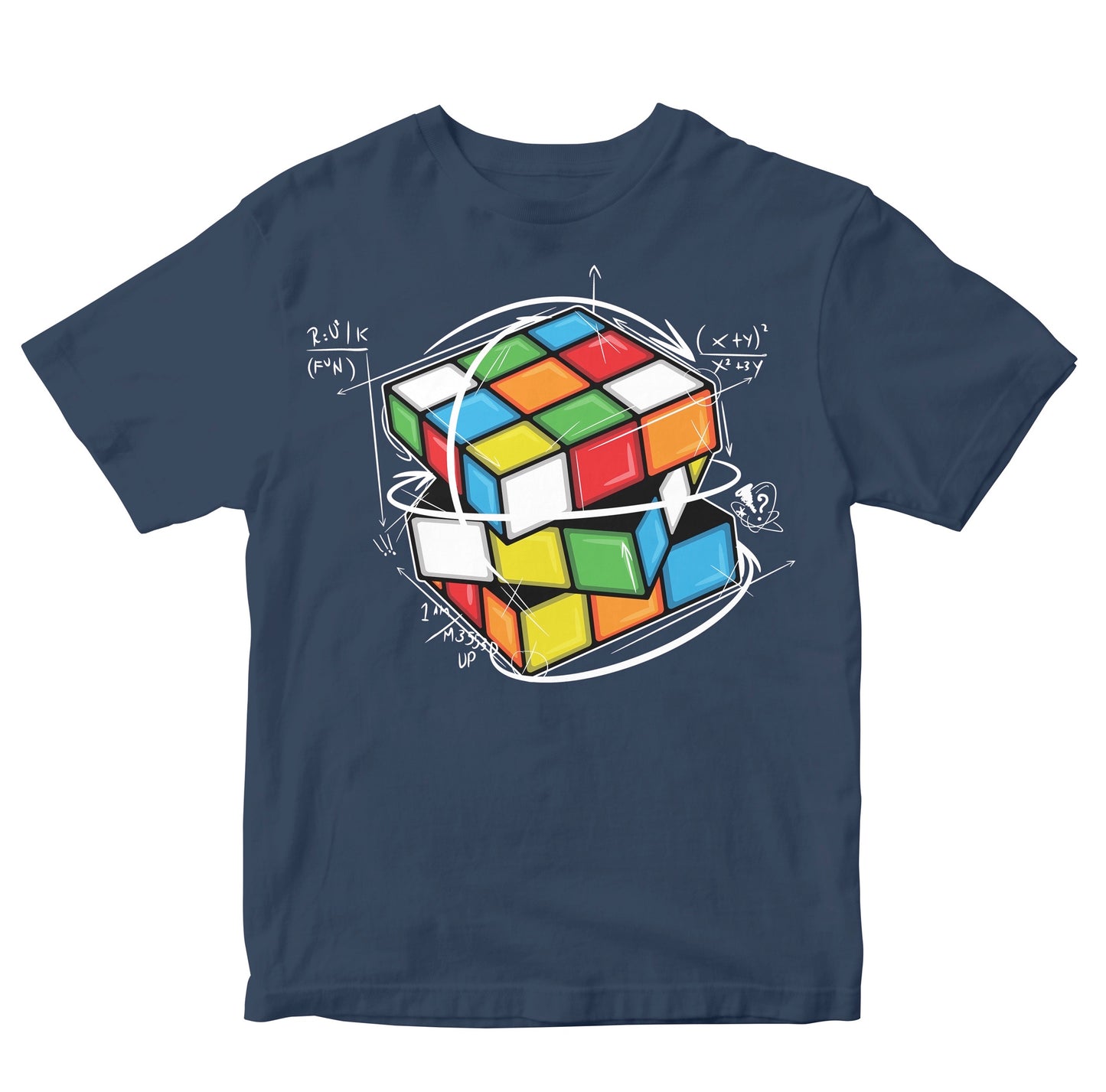 Rubik's Cube Hand Drawn Illustration Kids