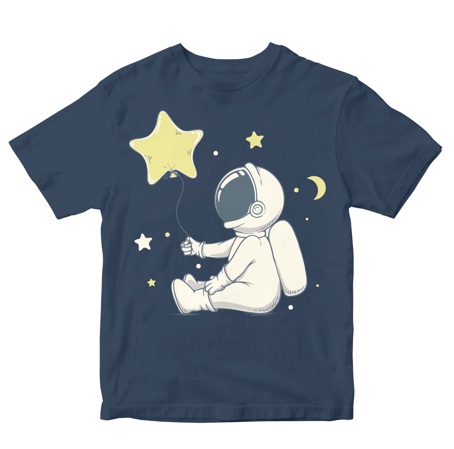 Cute Astronaut With Star Shaped Balloon Toddler