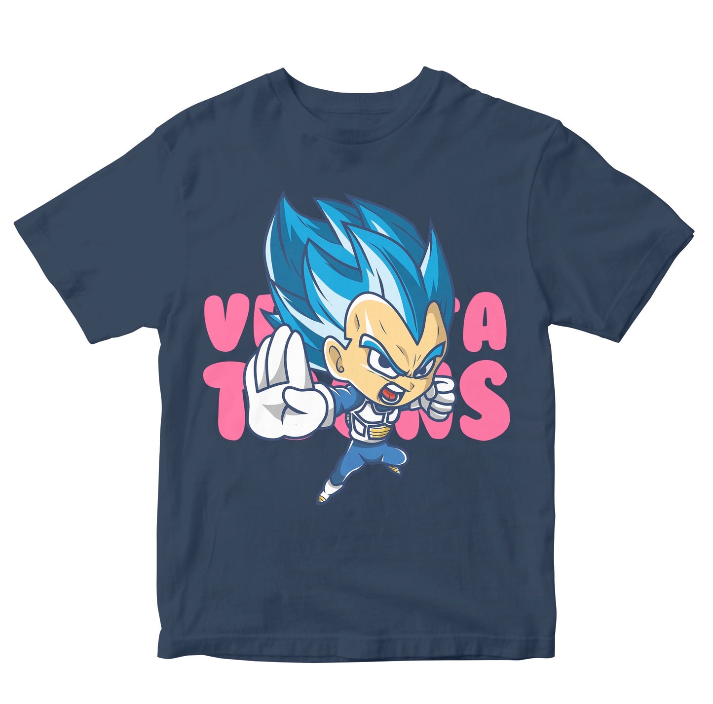 Cute Vegeta Illustration Kids T-Shirts