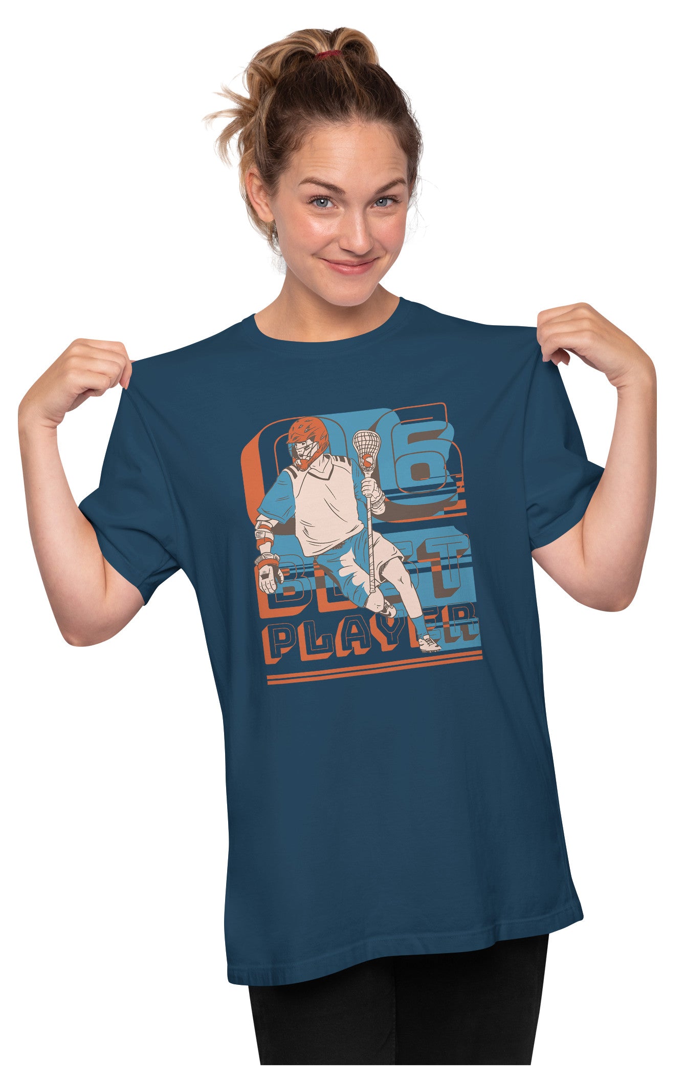 Lacrosse Player - Sports Oversized Unisex T-shirt