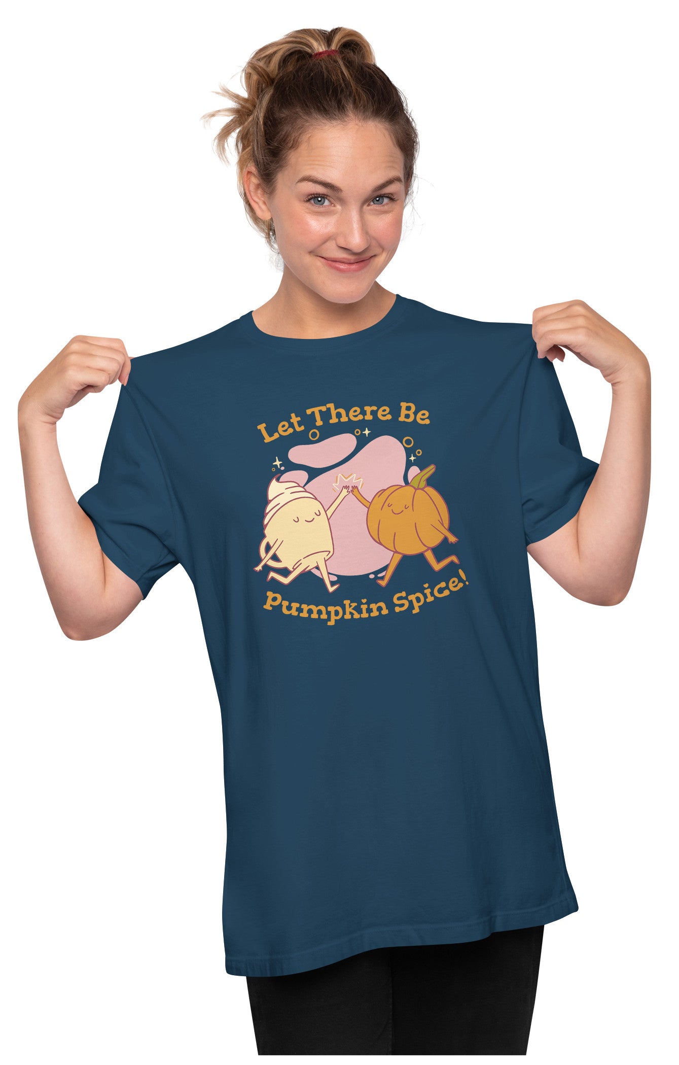 Let There Be Pumpkin Spice Oversized Unisex T-shirt