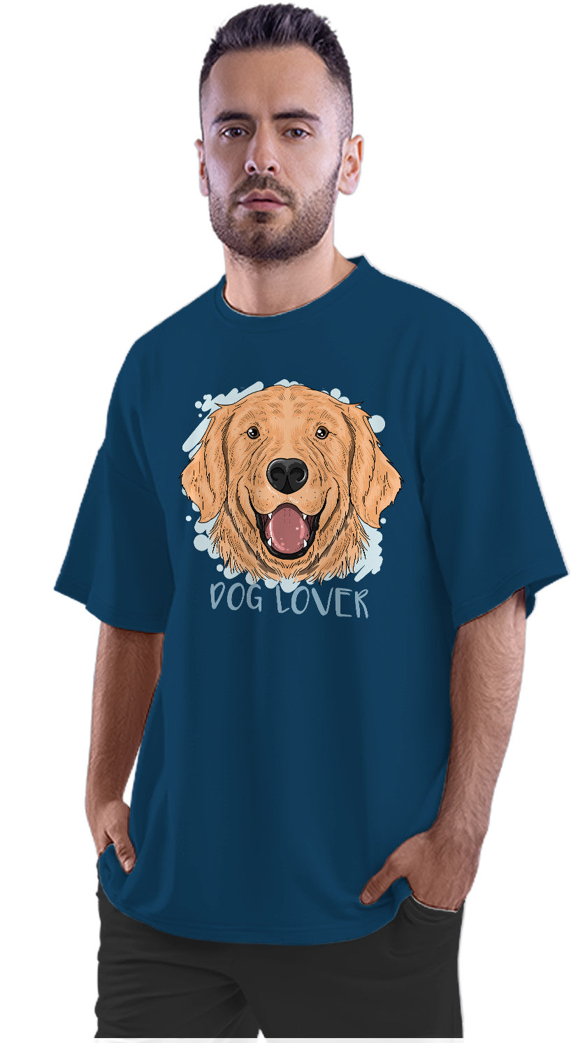 Dog Lover - Golden Retriever Oversized Unisex T-shirt