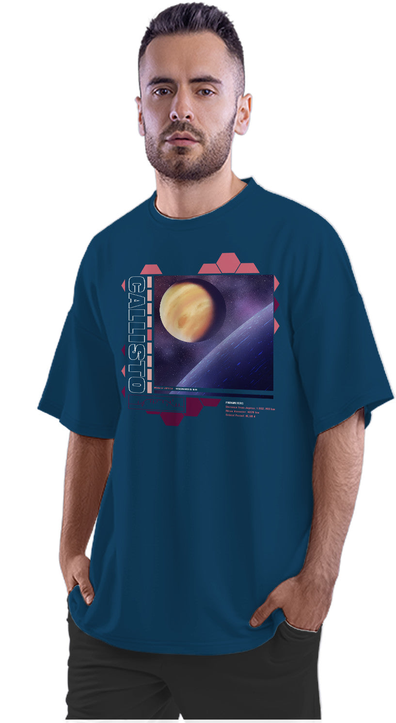 Callisto - Moon Of Jupiter Oversized Unisex T-shirt