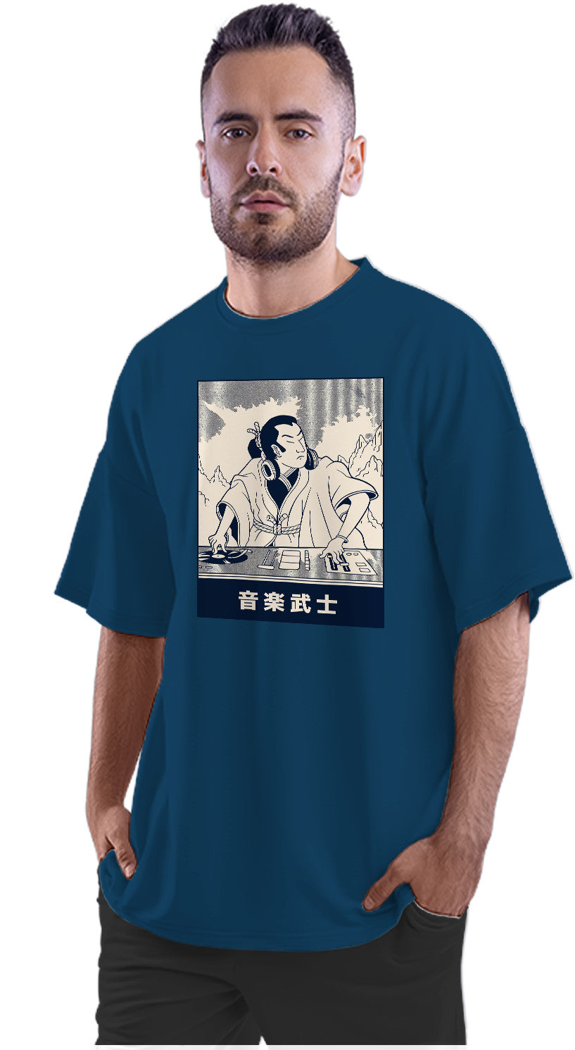 DJ Samurai Oversized Unisex T-shirt