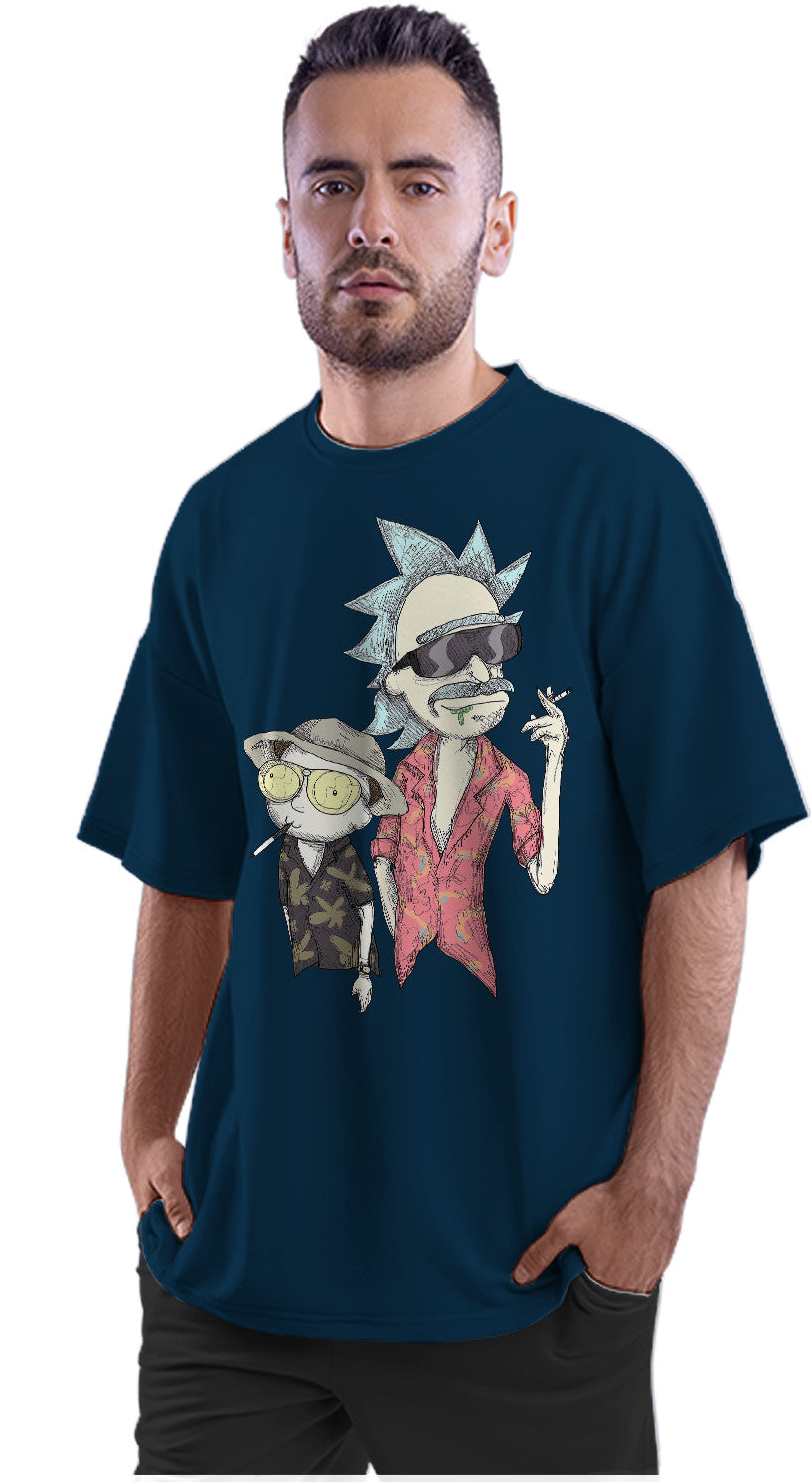 Fear & Loathing - Rick Sanchez & Morty Smith Oversized Unisex T-shirt