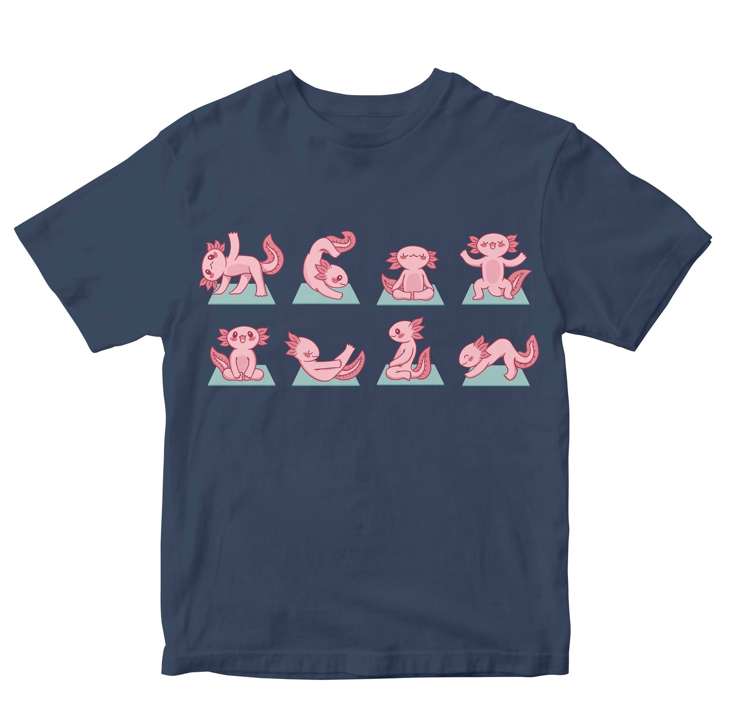 Axolotl Doing Yoga Kids
