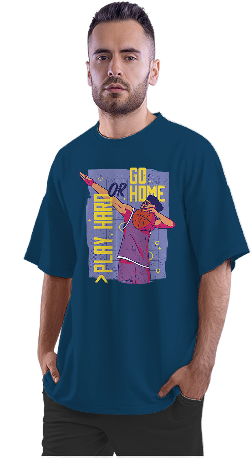 Dabbing Basketball Player Oversized Unisex T-shirt