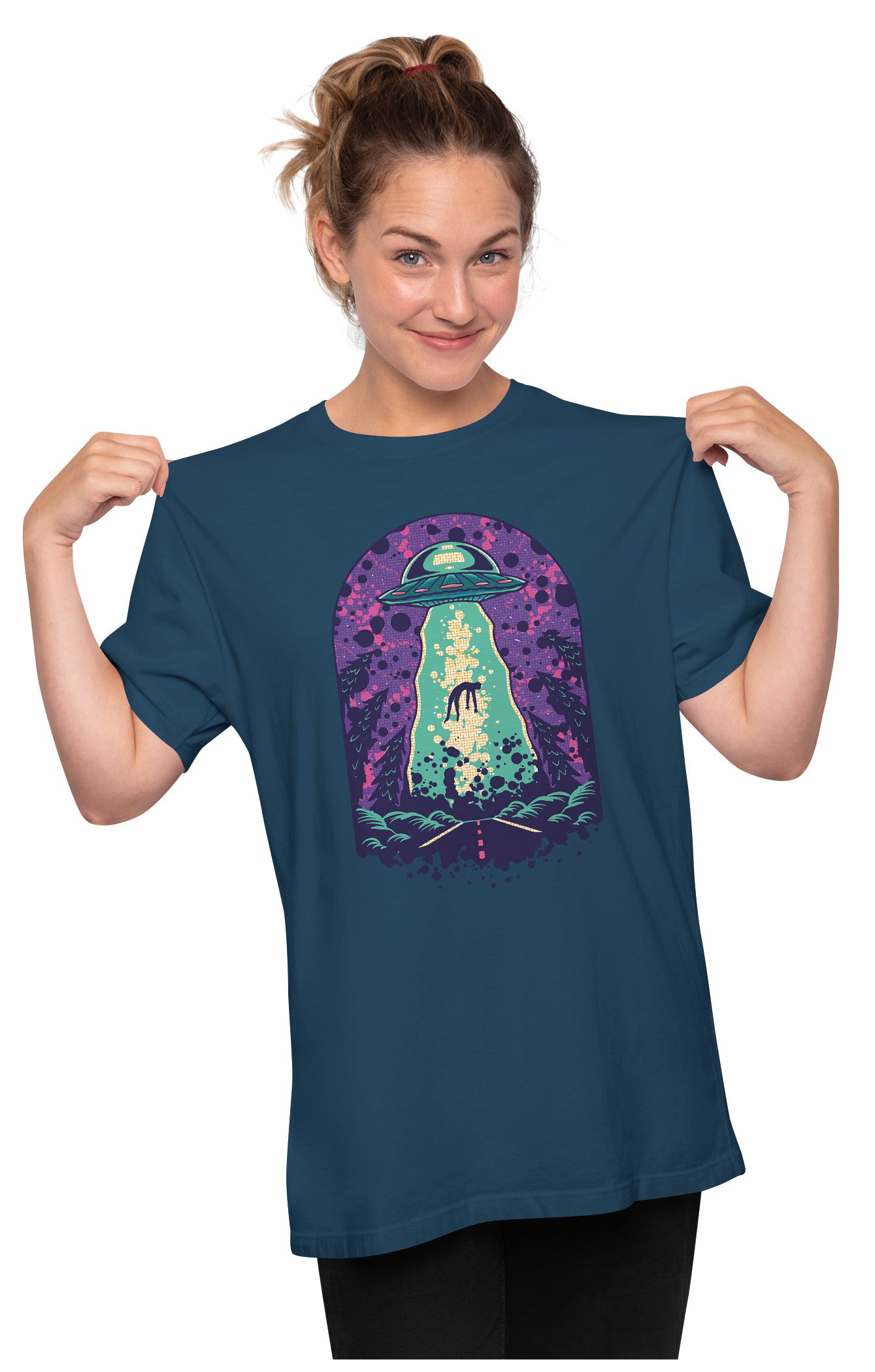 UFO - Alien Abduction Oversized Unisex T-shirt