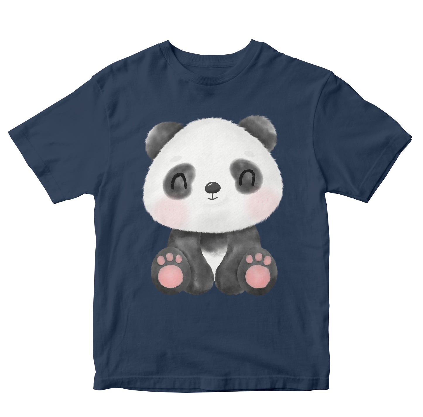 Cute Panda Watercolor Illustration Kids