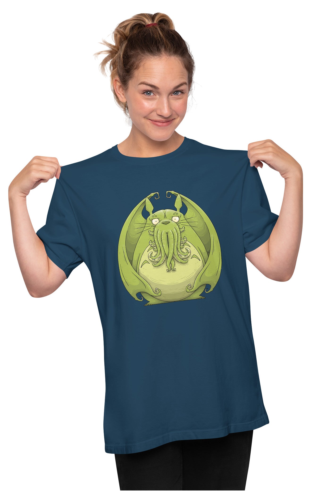 Totoro Cthulhu Crossover Oversized Unisex T-shirt