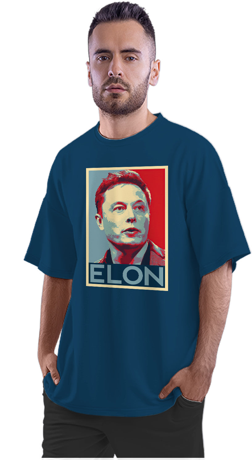 Elon Musk Hope Oversized Unisex T-shirt