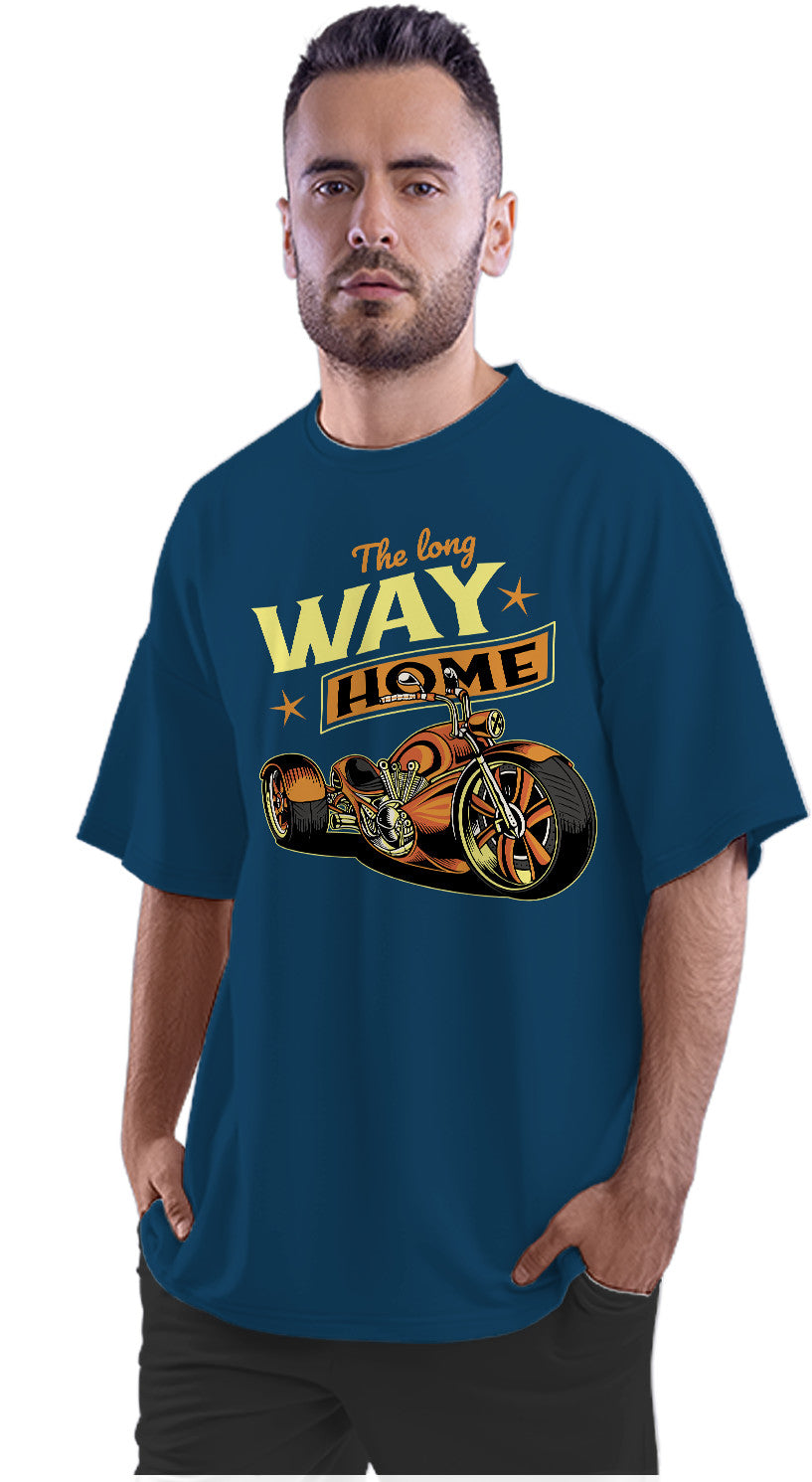 Three Wheel Motorcycle Quote Oversized Unisex T-shirt