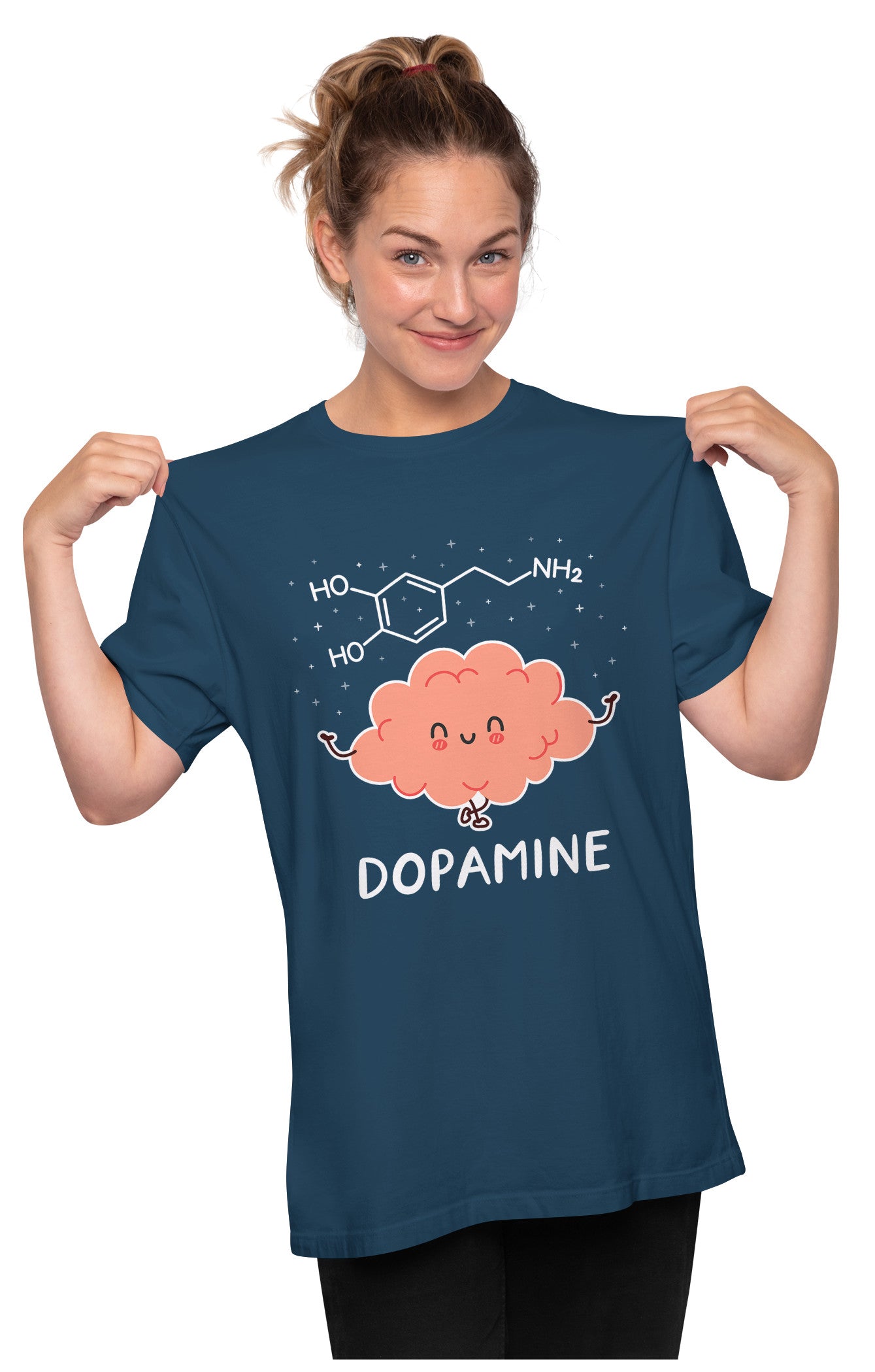 Dopamine - Cute Brain Oversized Unisex T-shirt