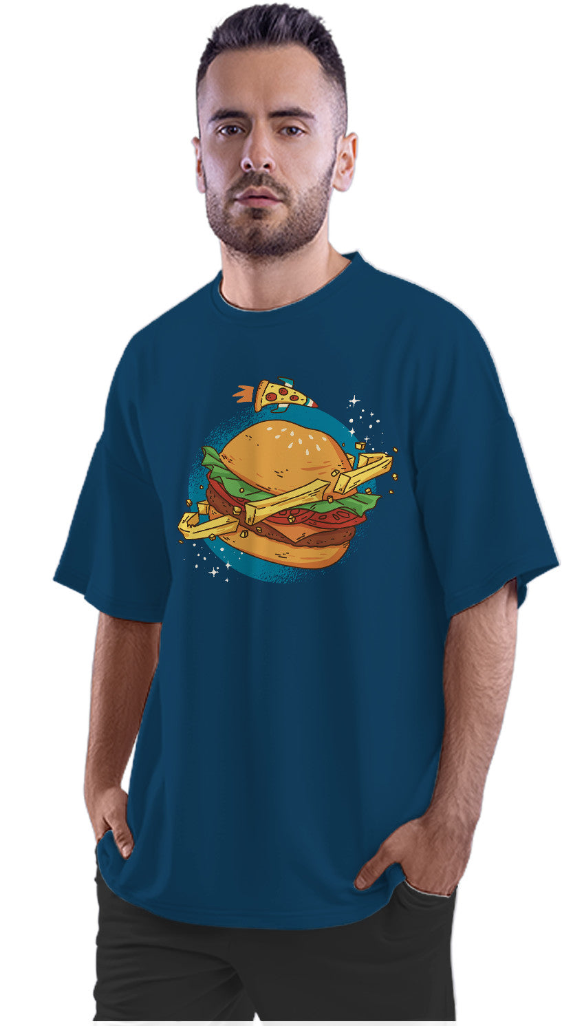 Burger Planet Oversized Unisex T-shirt