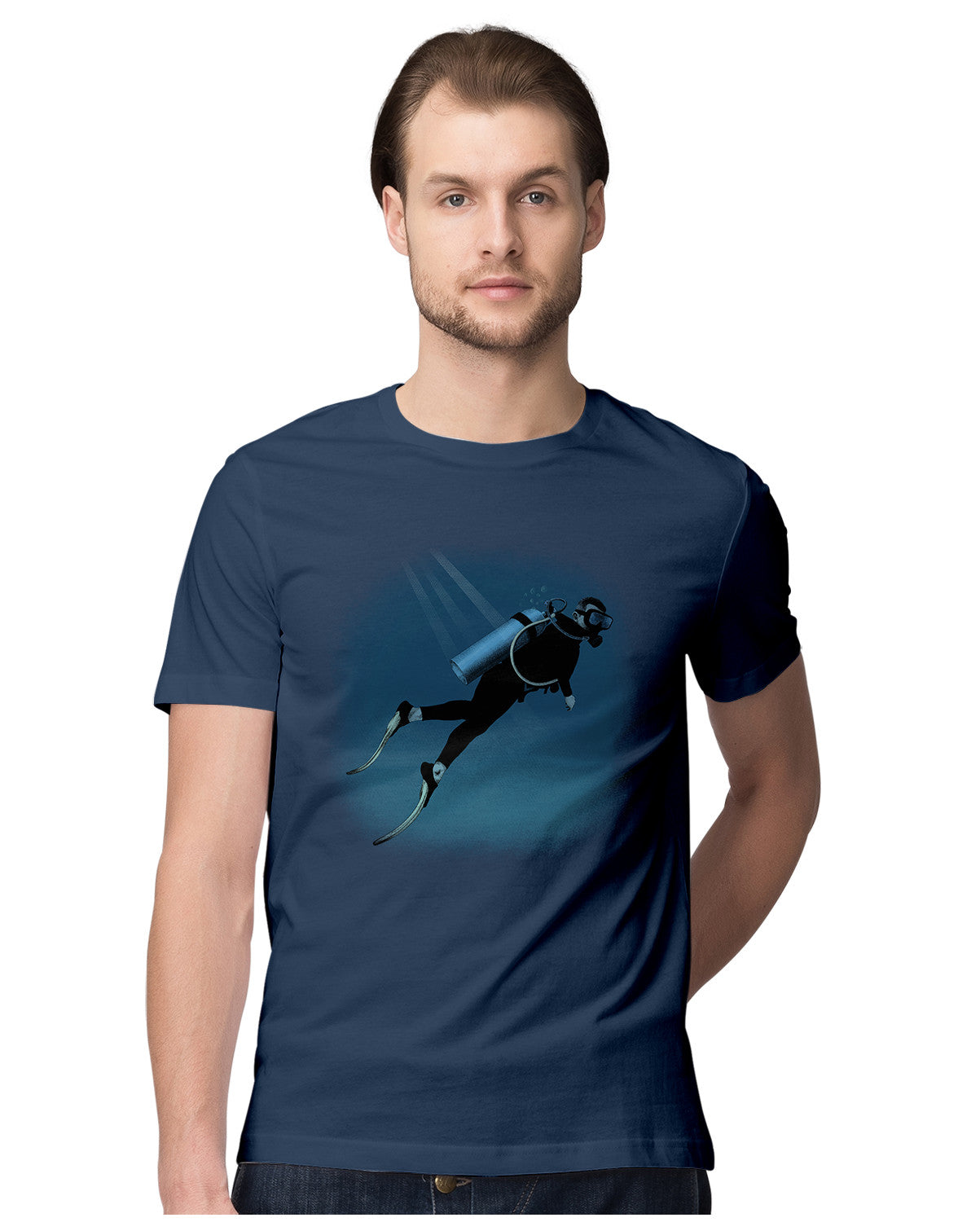 Realistic Scuba Diver Diving