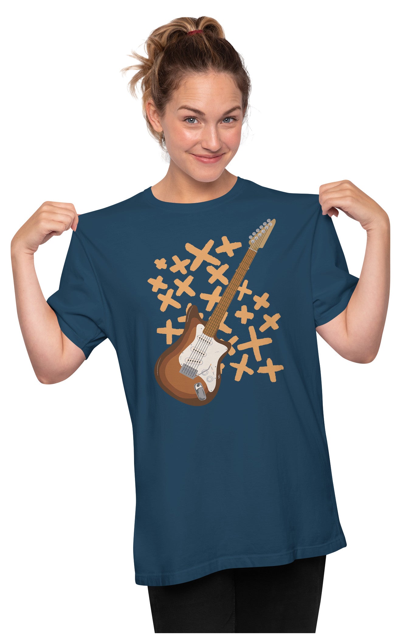 Awesome Electric Guitar Oversized Unisex T-shirt