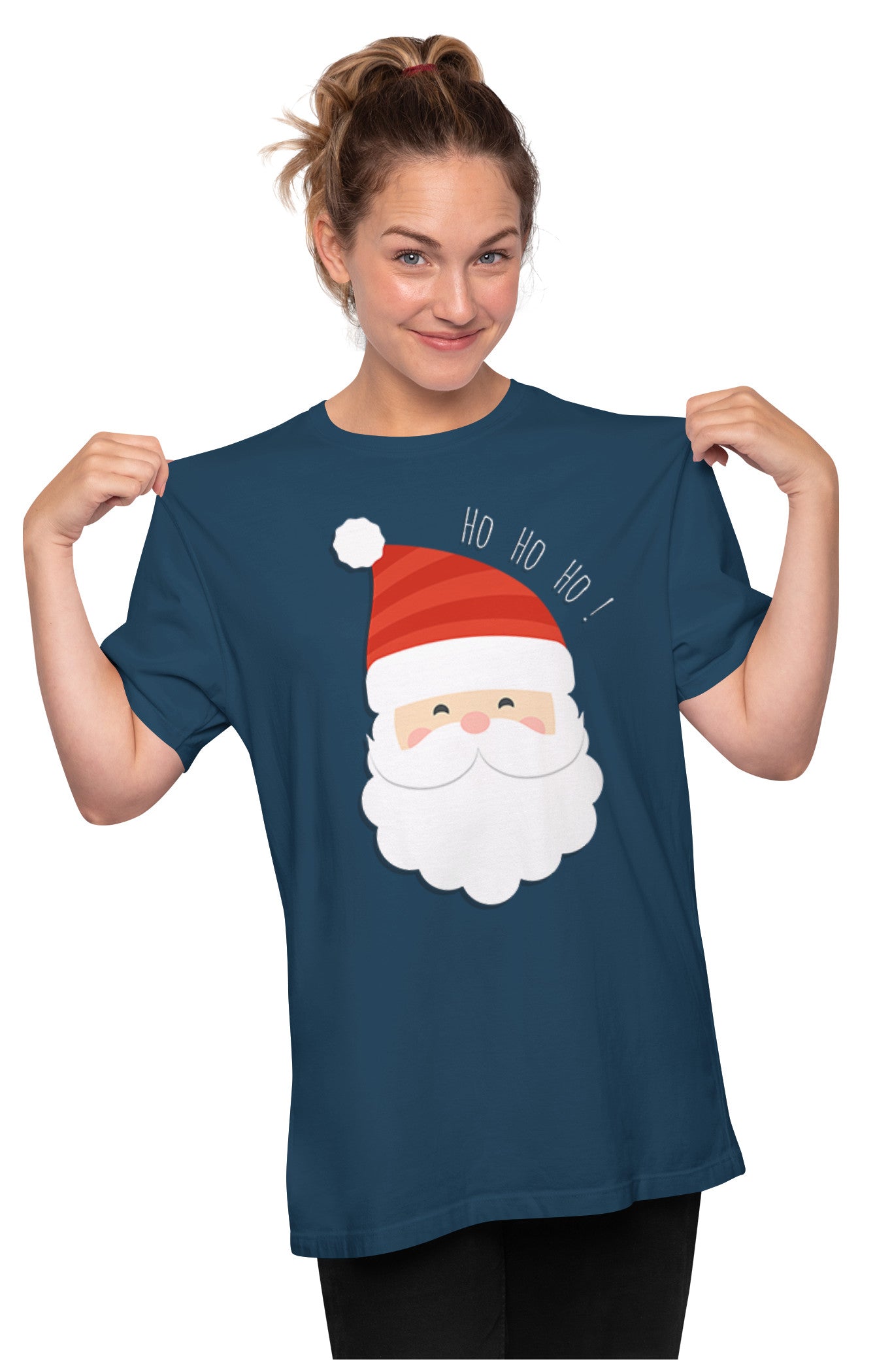 Ho Ho Ho! Merry Christmas Santa Claus Oversized Unisex T-shirt