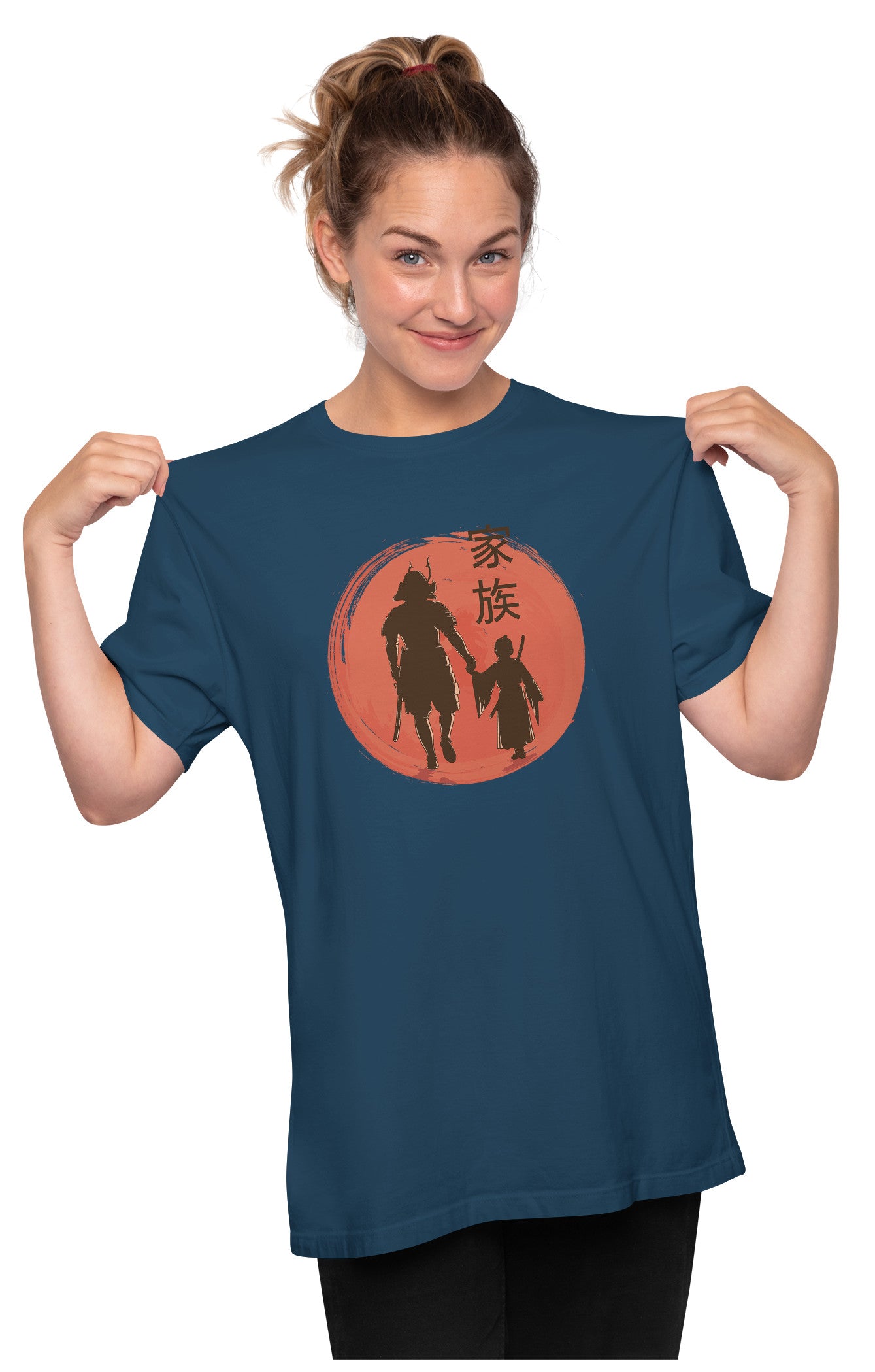 Samurai Father And Son Oversized Unisex T-shirt