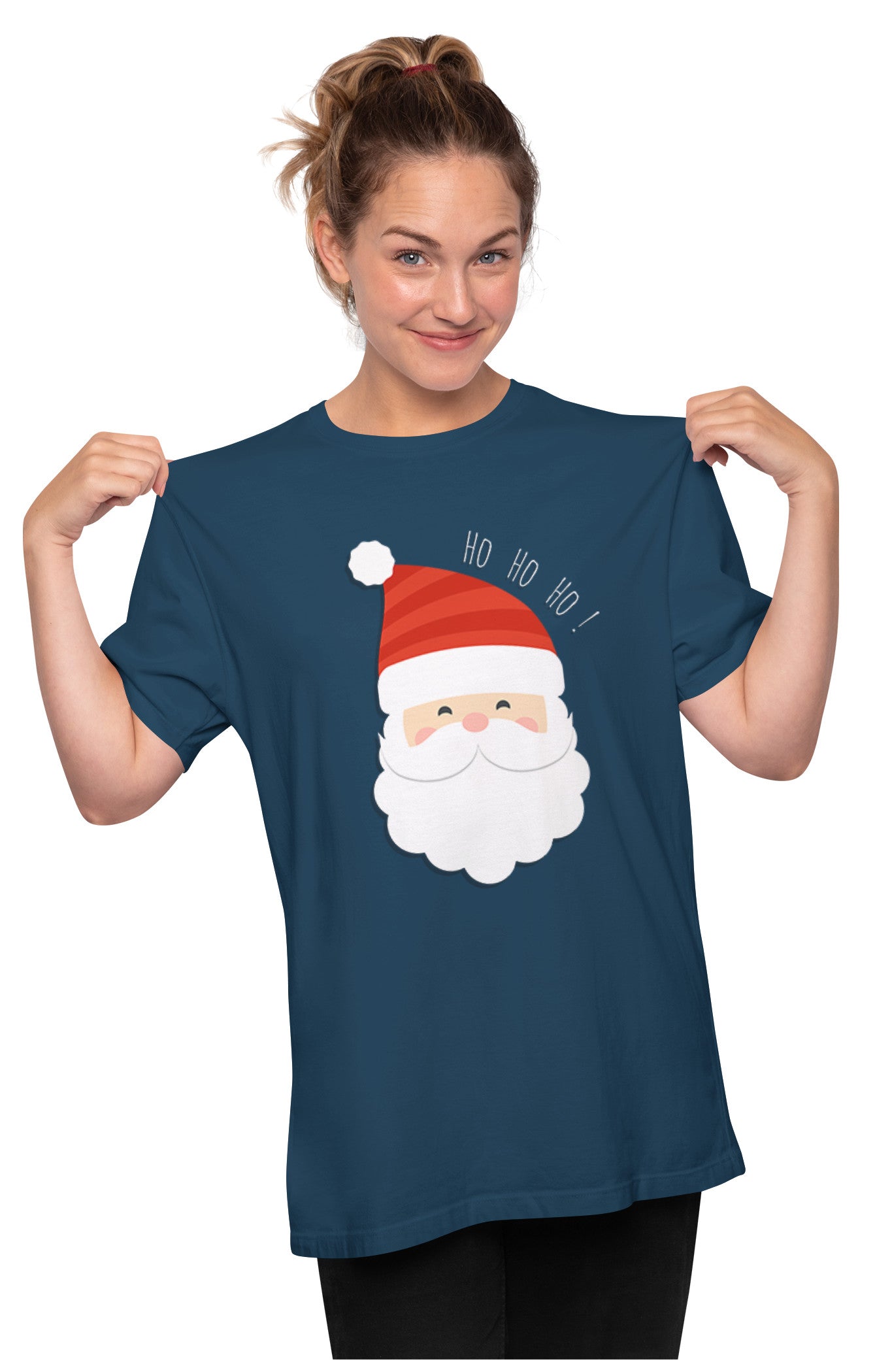 Ho Ho Ho! Merry Christmas - Santa Claus Oversized Unisex T-shirt