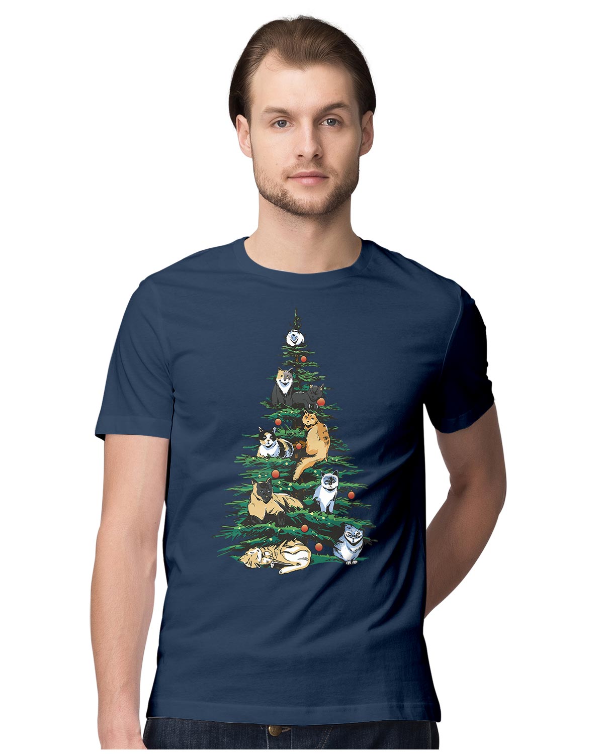 A Christmas Tree Of Cats