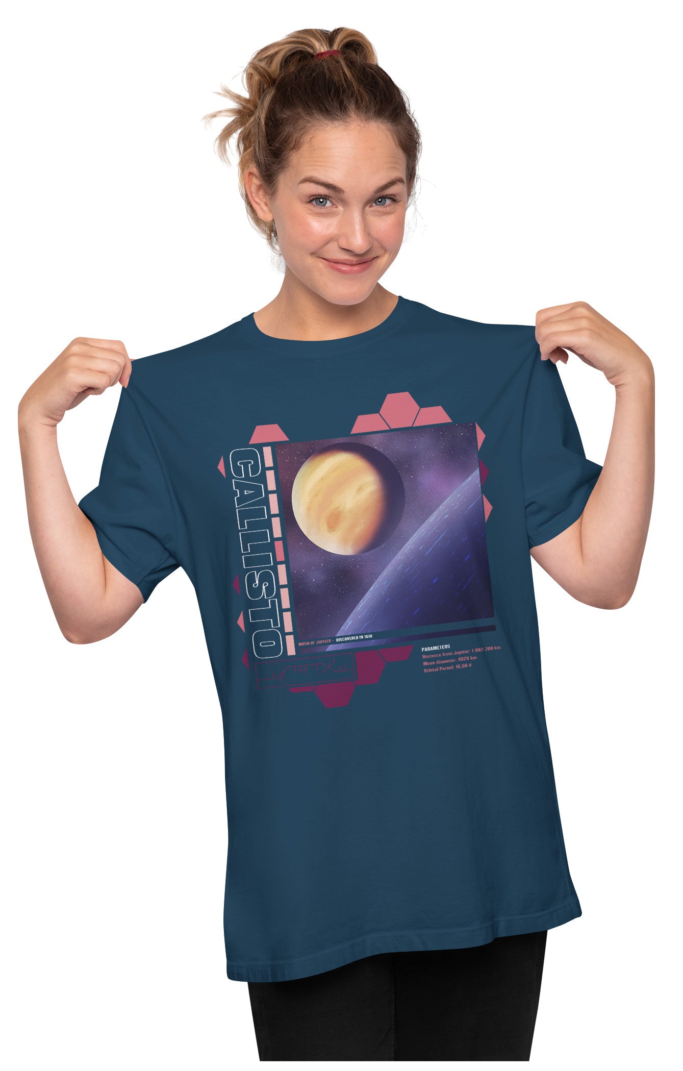 Callisto - Moon Of Jupiter Oversized Unisex T-shirt